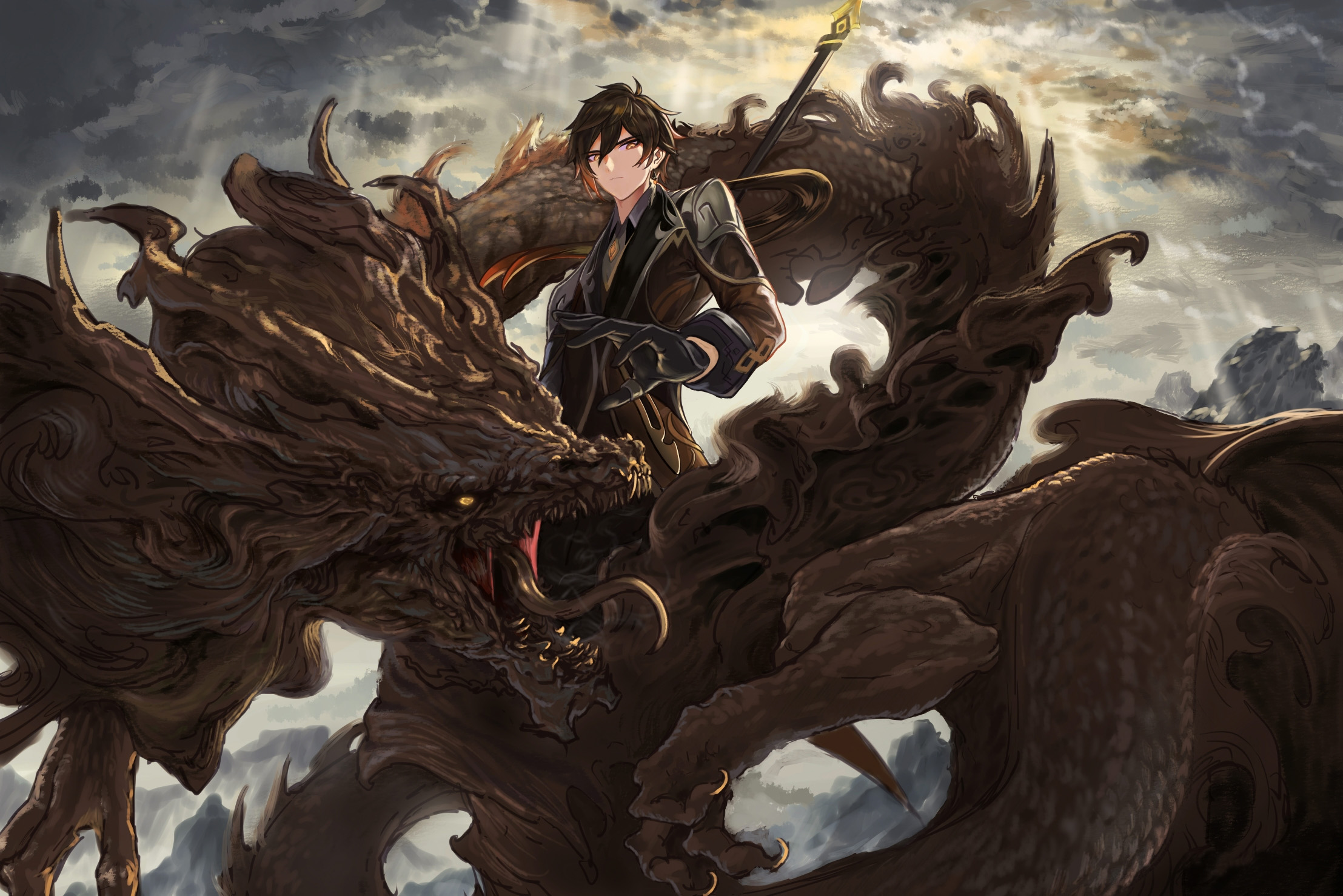 Anime Boys Genshin Impact Zhongli