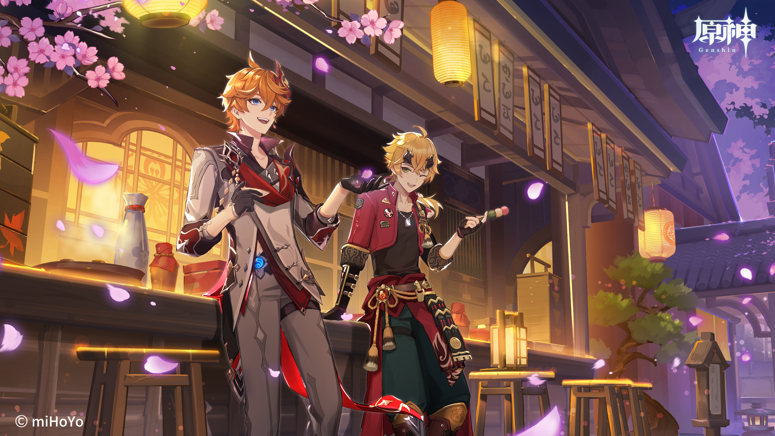 genshin impact male wallpaper