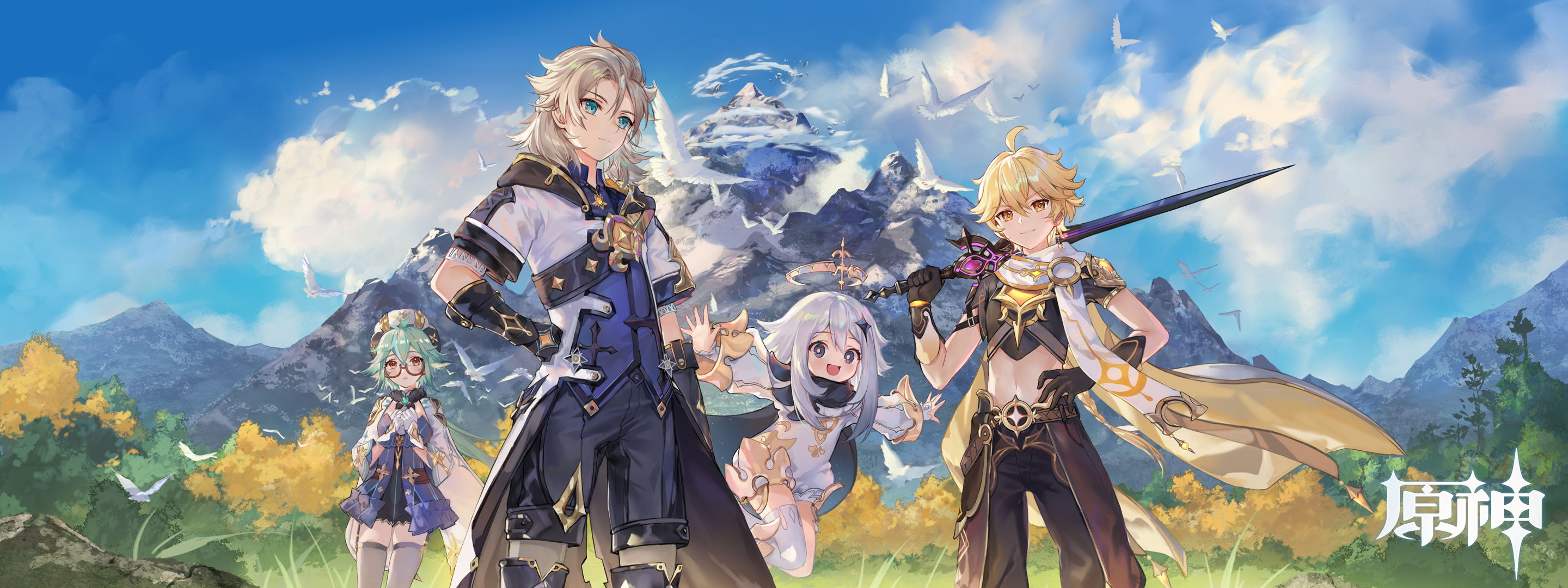 Wallpaper, anime girls, anime boys