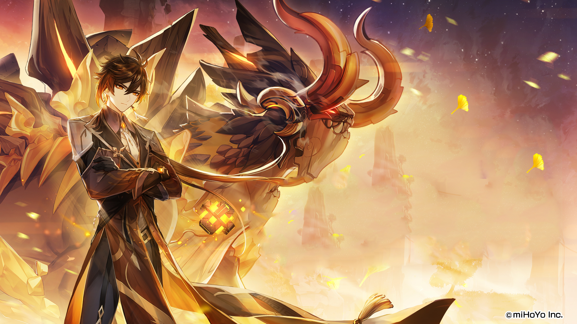 Genshin Impact Anime Boys Zhongli