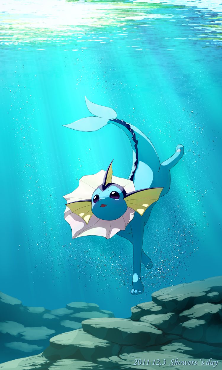 Vaporeon iPhone Wallpaper