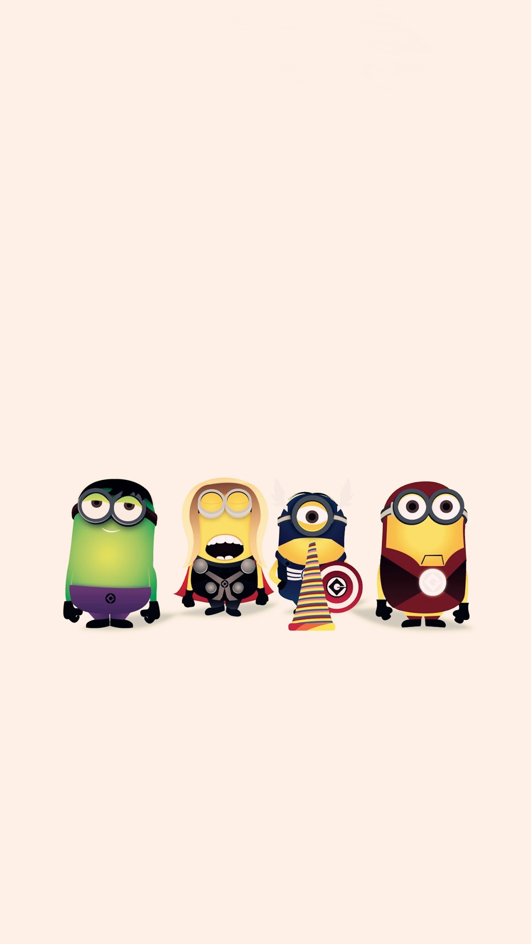Avengers Cartoon iPhone Wallpaper