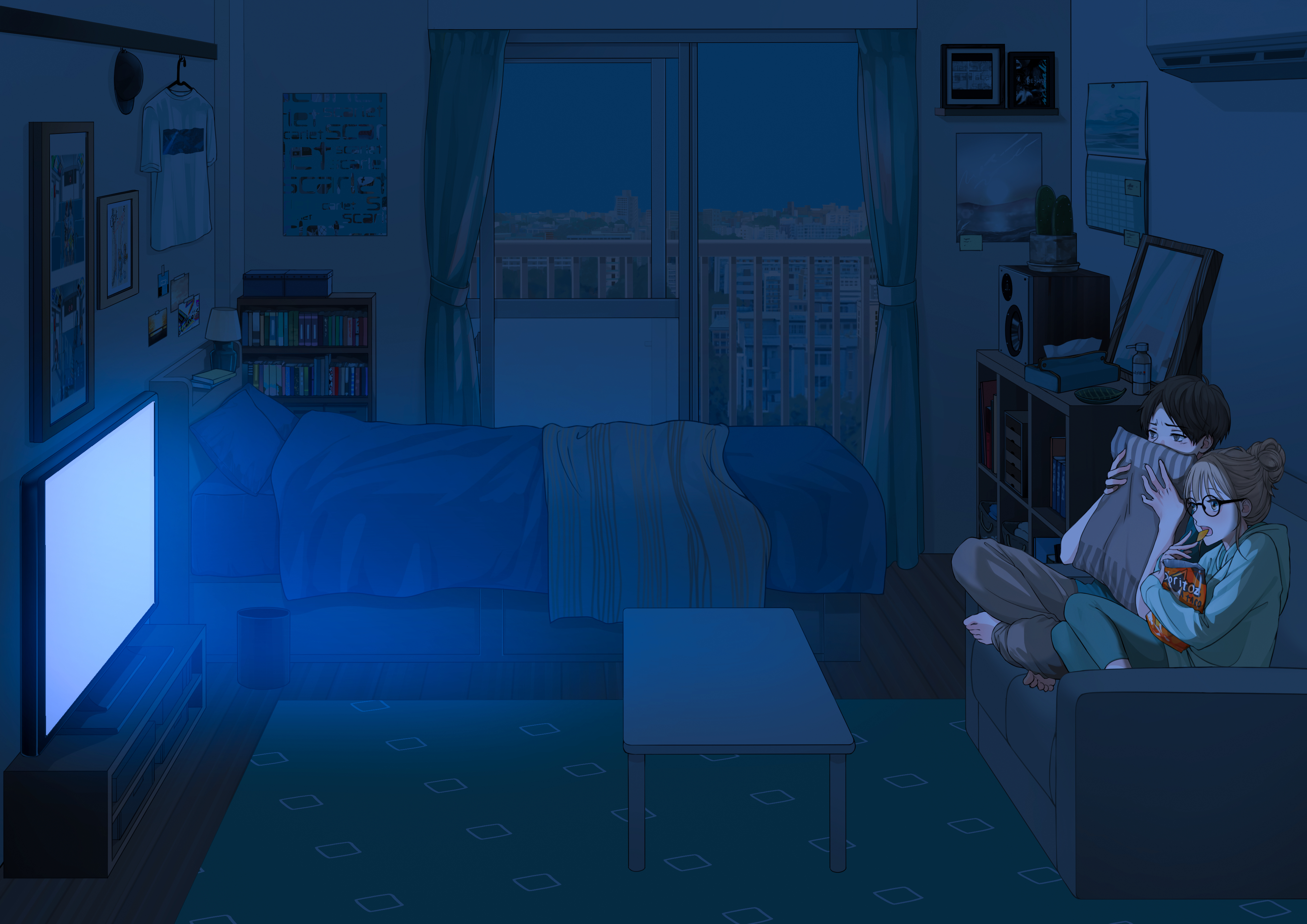 Anime Couple 4k Ultra HD Wallpaper