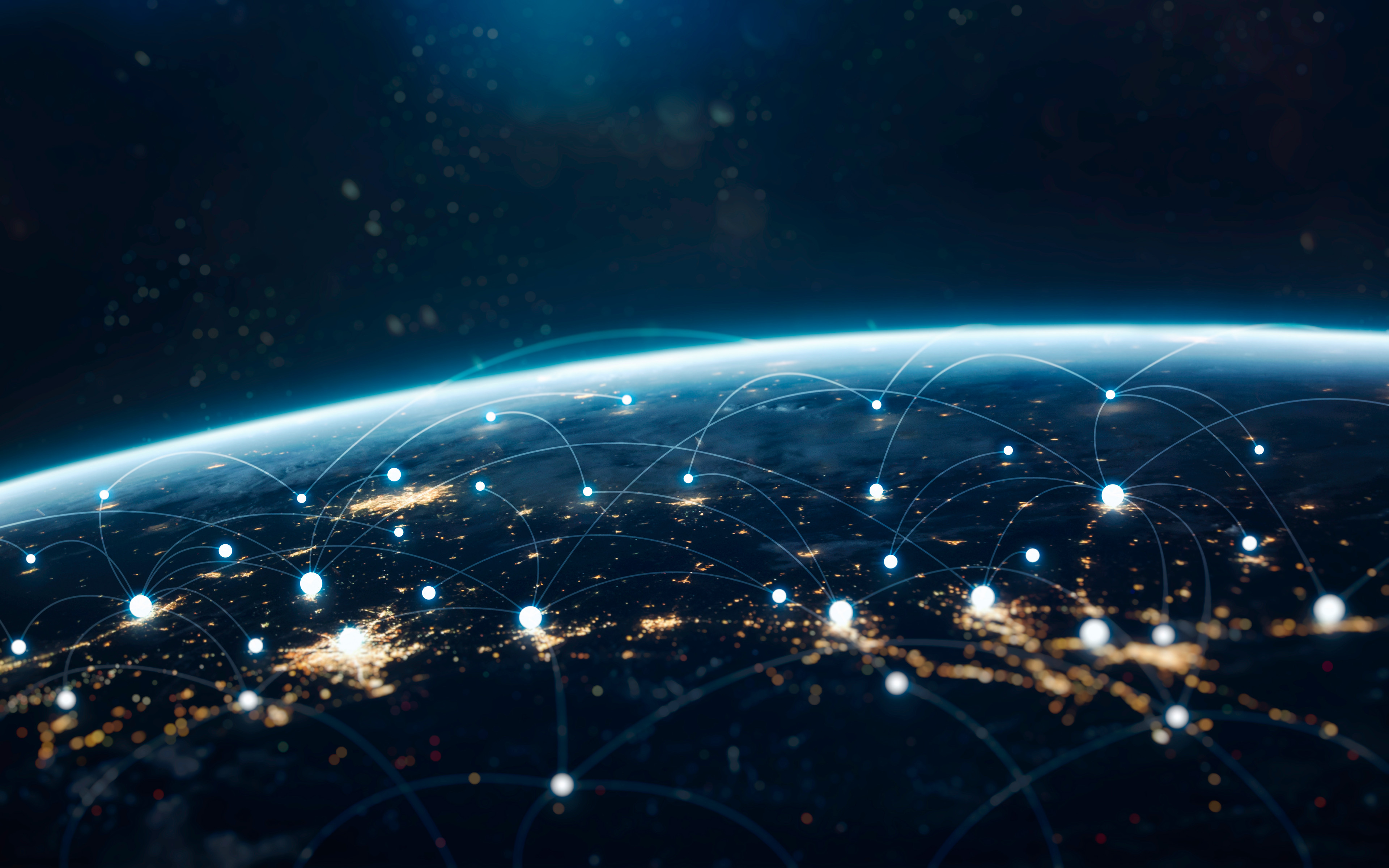 Network Wallpaper 4K, Connections