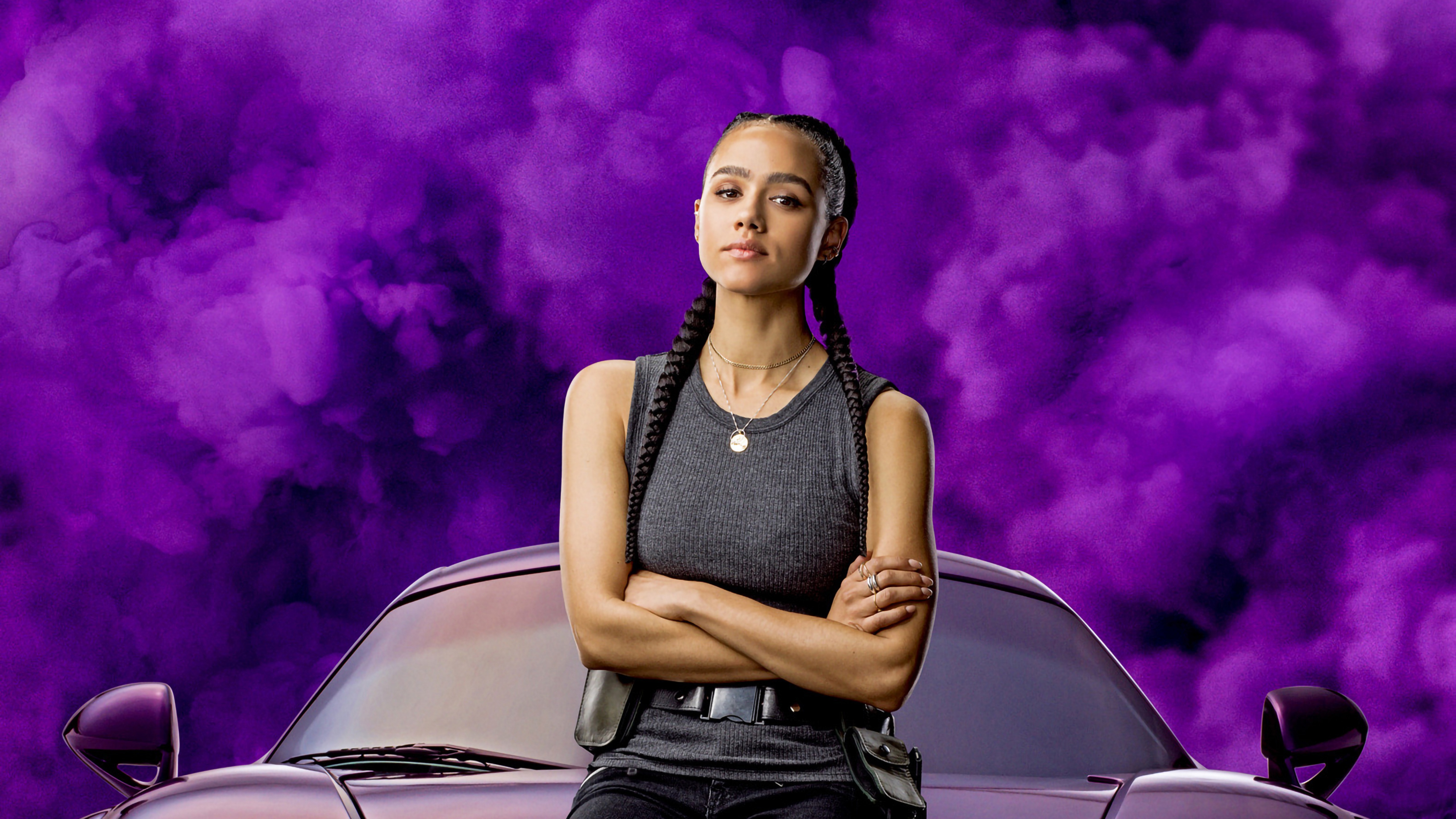 Nathalie Emmanuel Wallpaper 4K, Fast