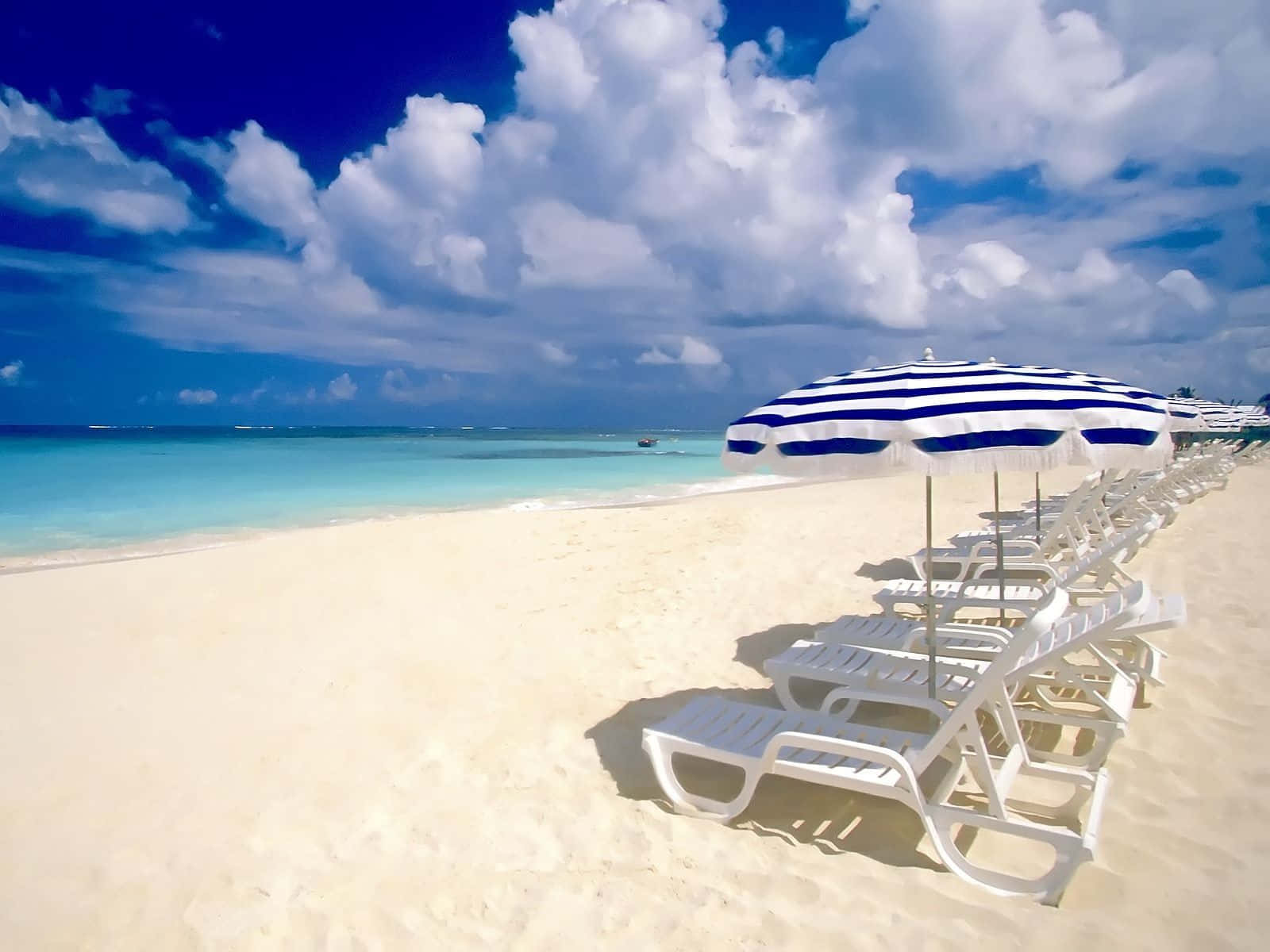 Download Beautiful Summer Beach Chairs