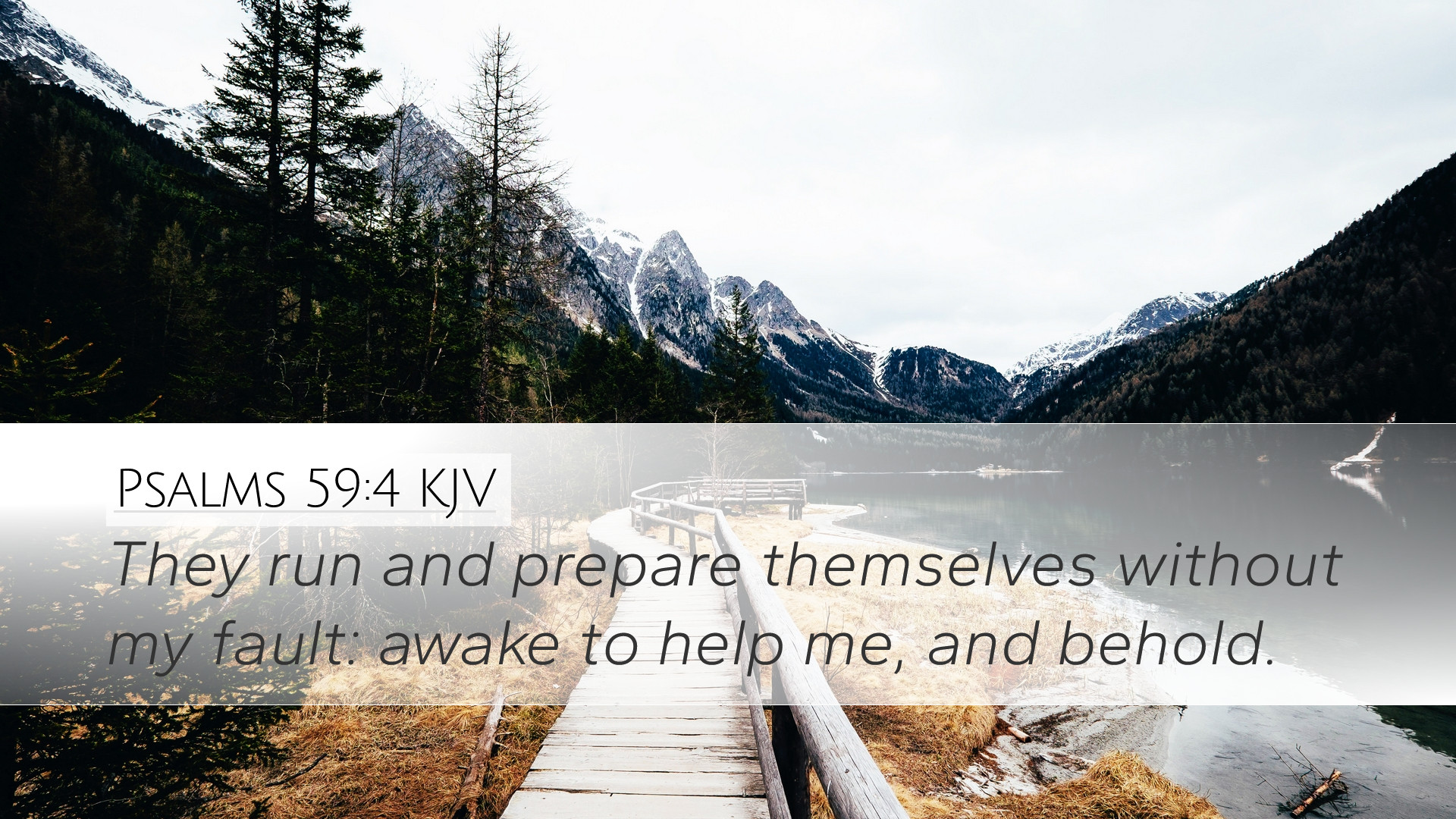 Psalms 59 And 10