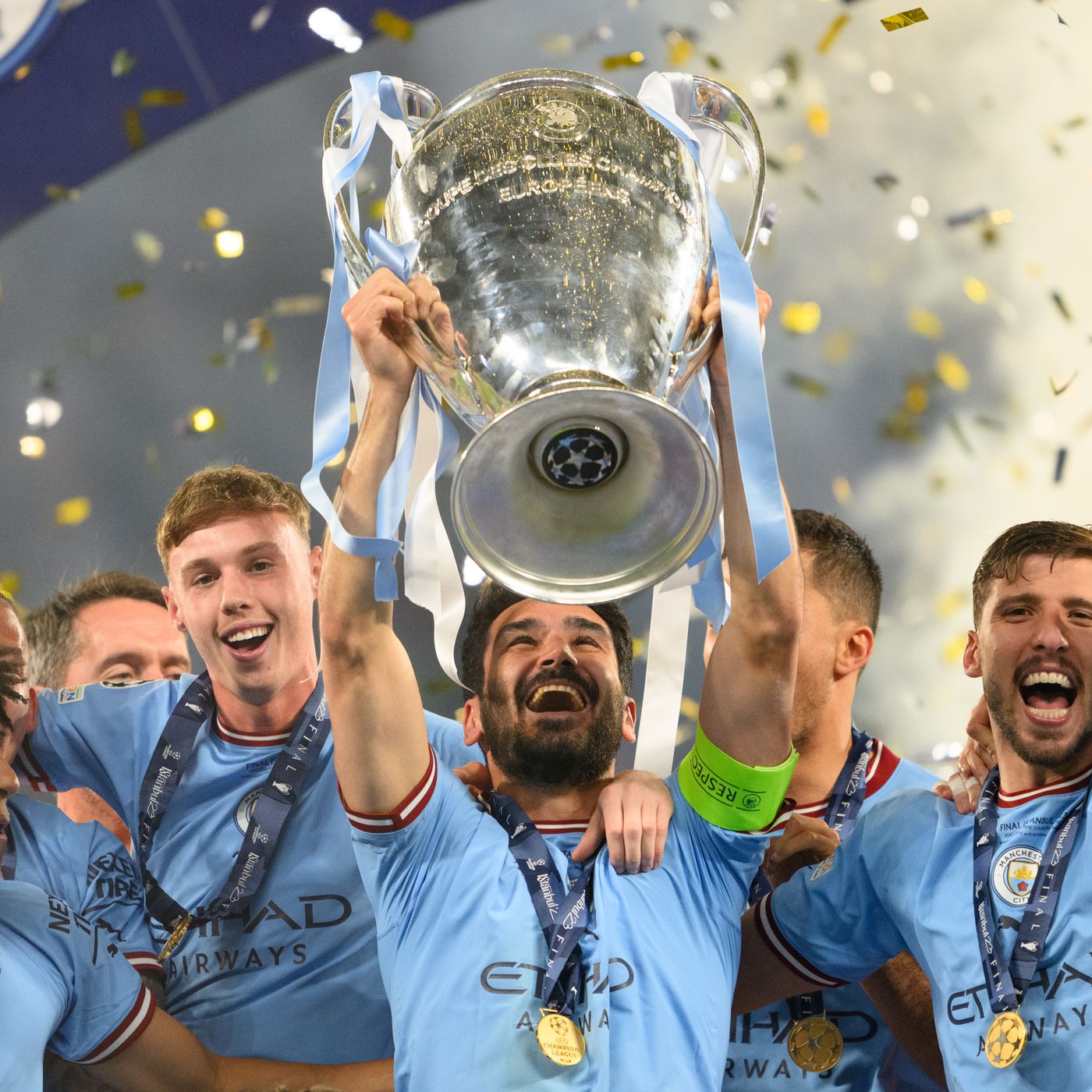 Manchester City Win First Champions League and Complete First Treble