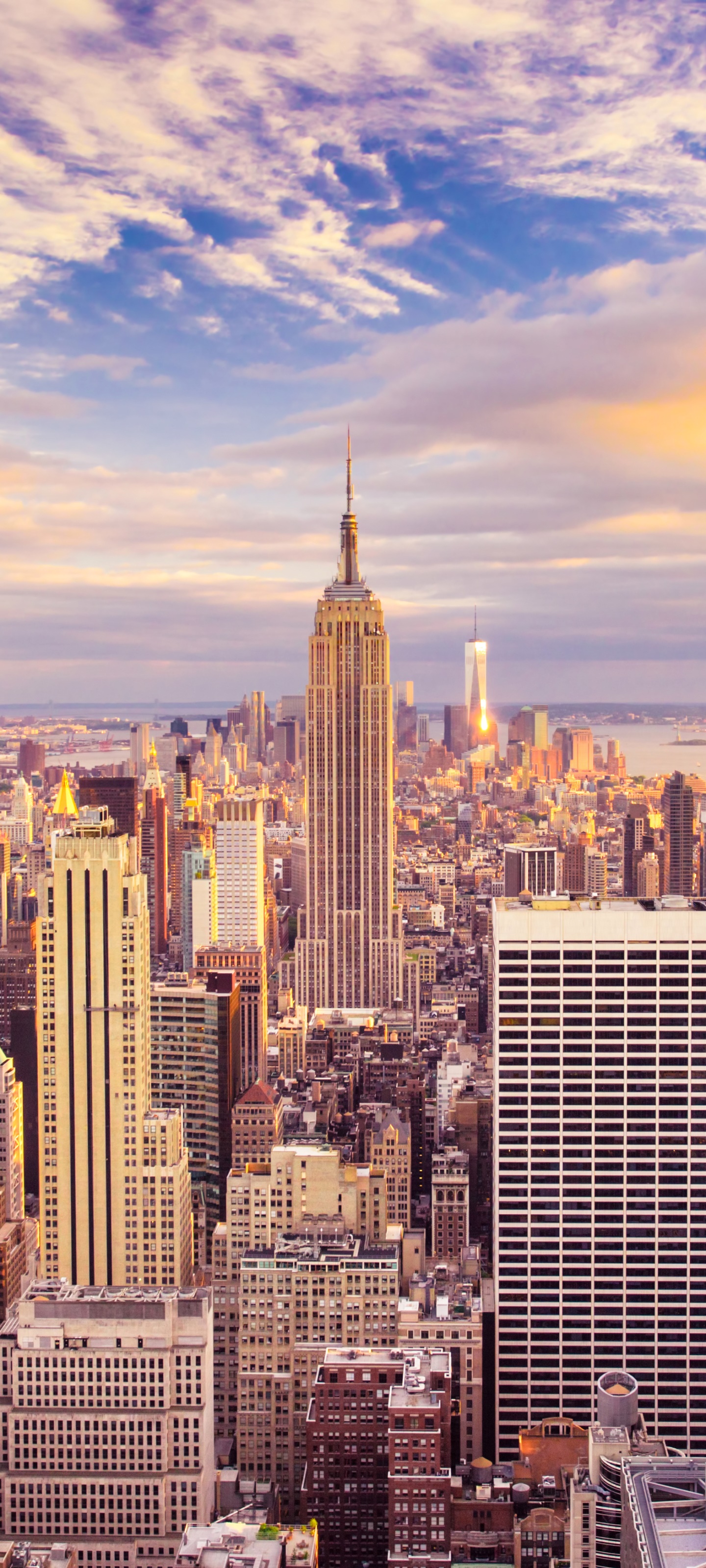 Wallpaper / Man Made New York Phone Wallpaper, Empire State Building, Skyscraper, Building, Cityscape, City, 1440x3200 free download
