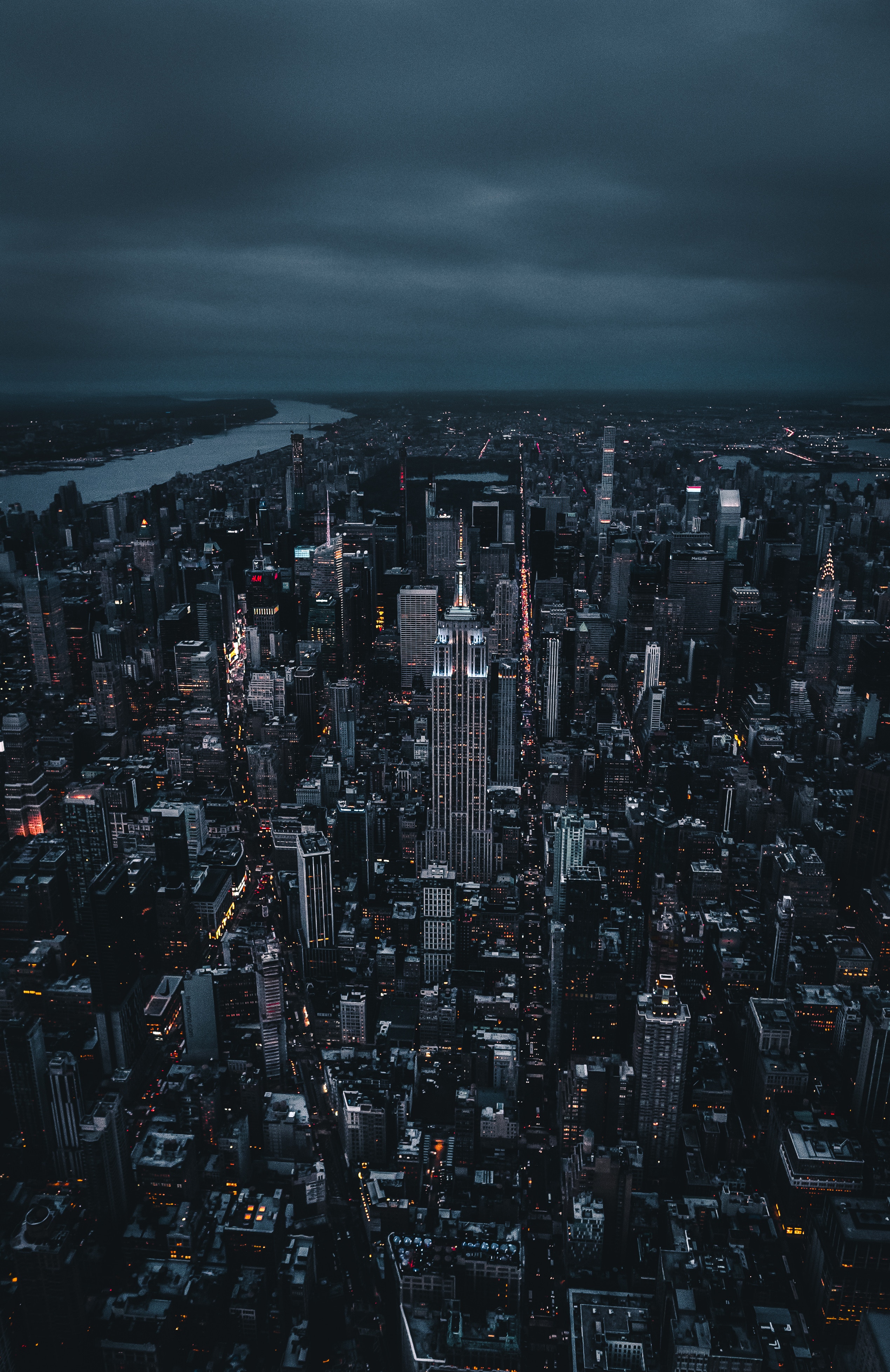 Wallpaper New York, Empire State Building, Building, Atmosphere, Skyscraper, Background Free Image