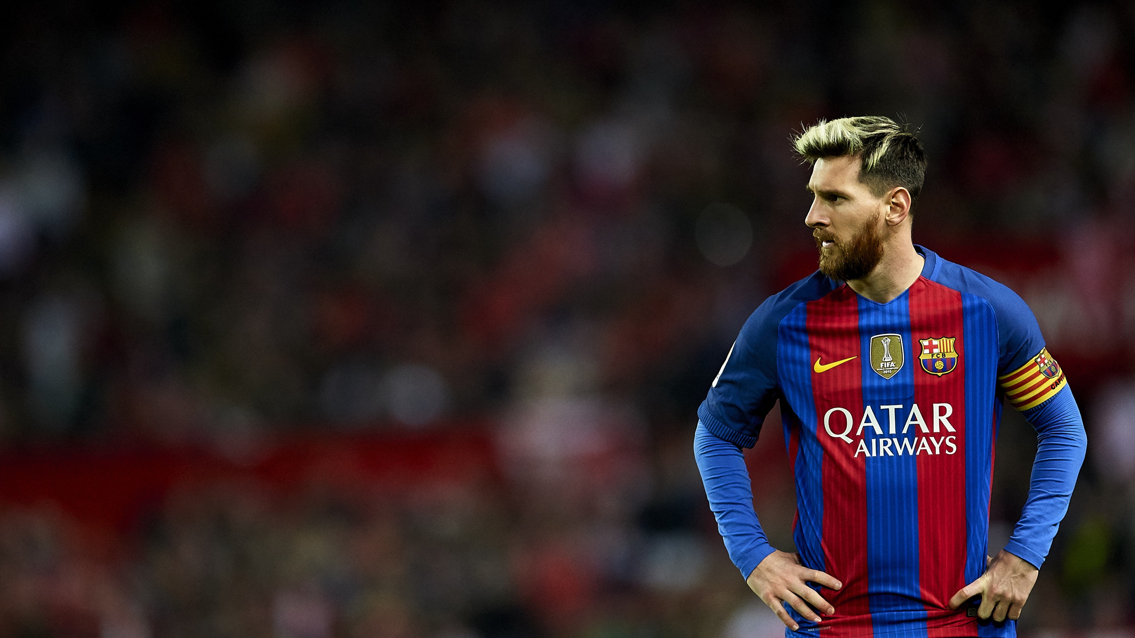 Wallpaper Lionel Messi, Barcelona, FCB, soccer, 4K, Sport