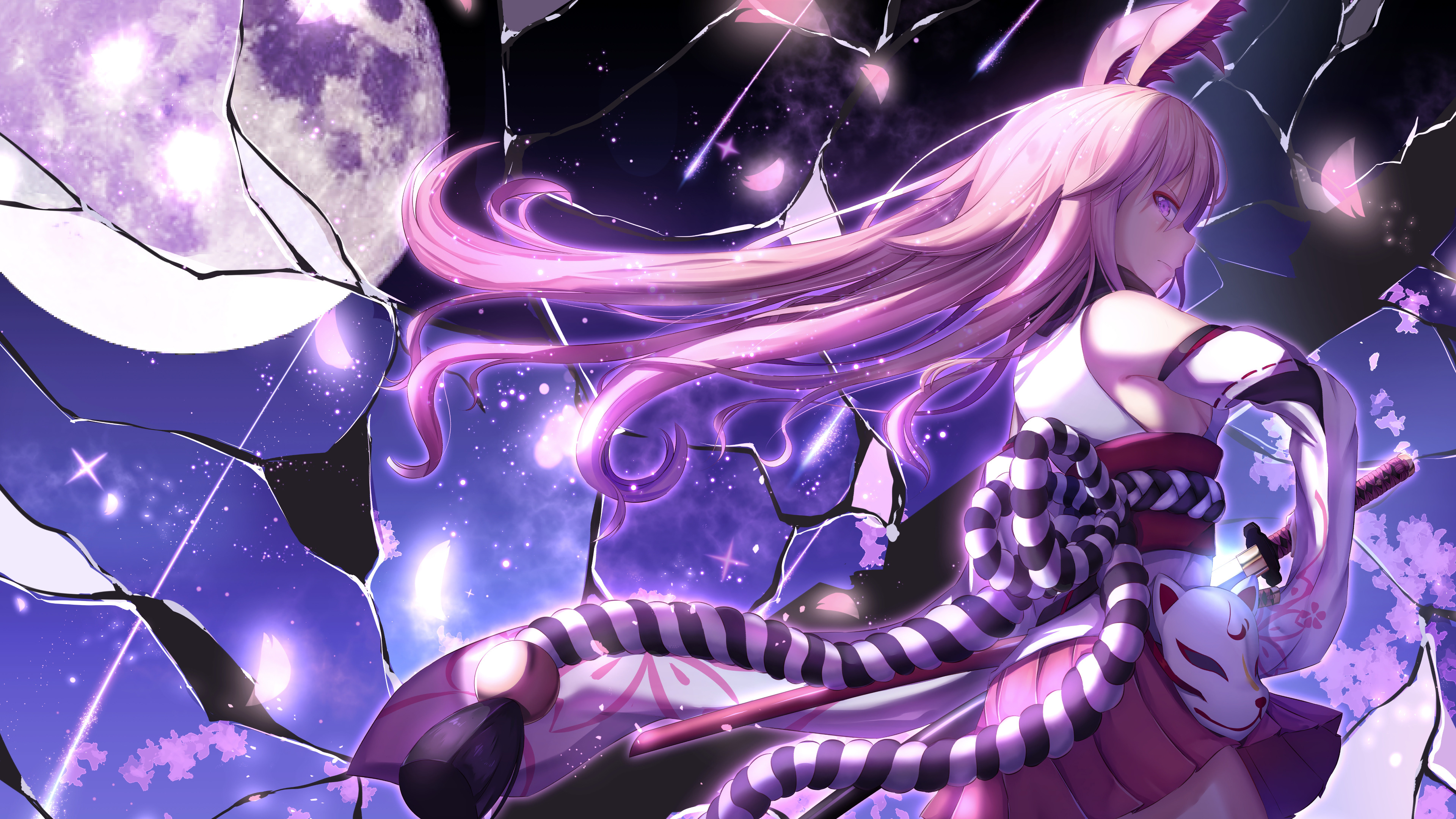 Anime, Girl, Pink Hair, Honkai Impact 3rd, Yae Sakura, 4K Gallery HD Wallpaper