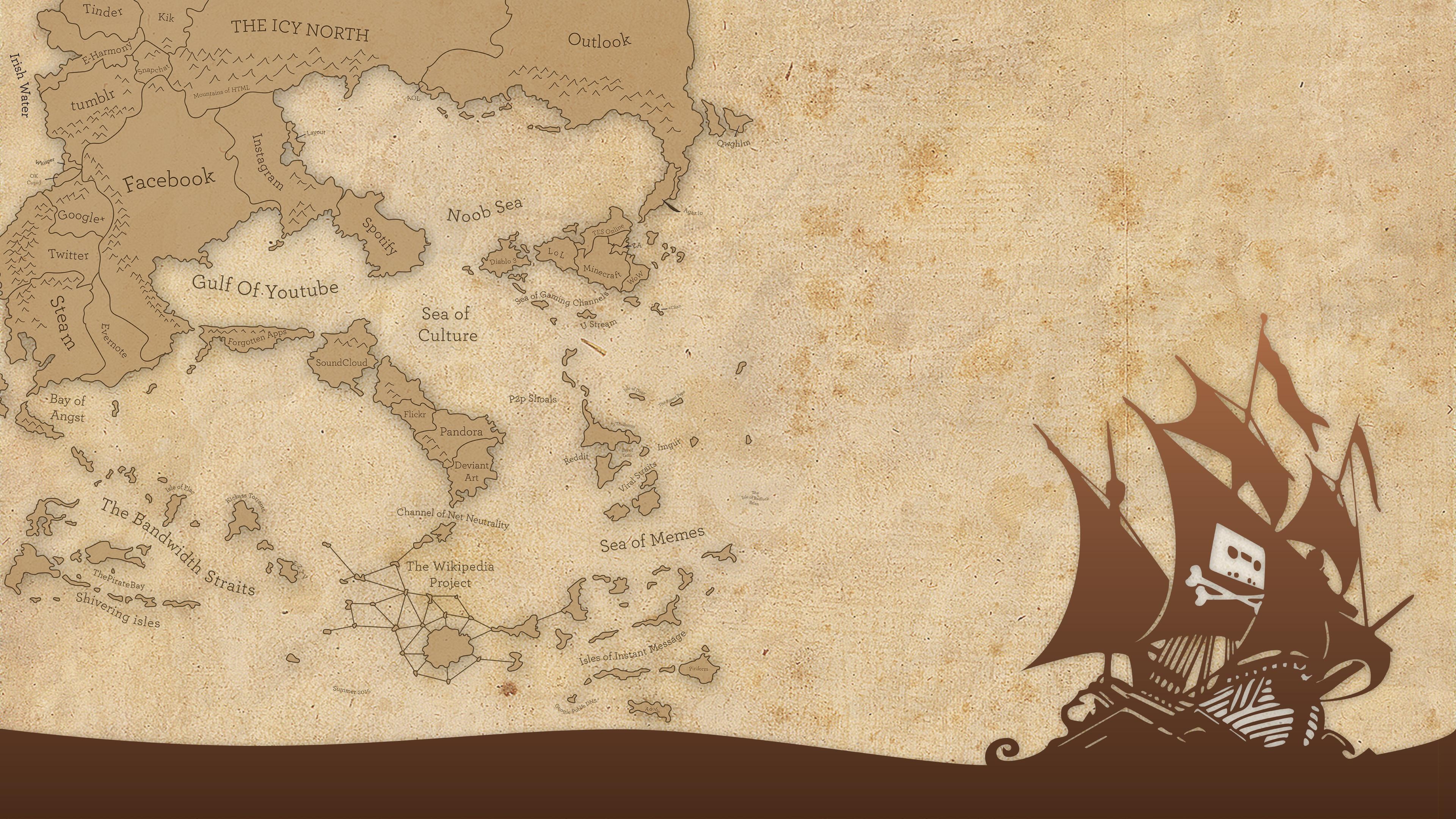 Wallpaper / pirates, hd, 4k, map, flag, boat free download
