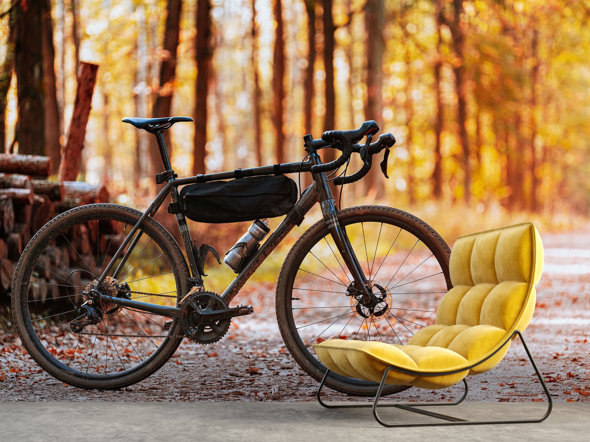 Bike in autumn
