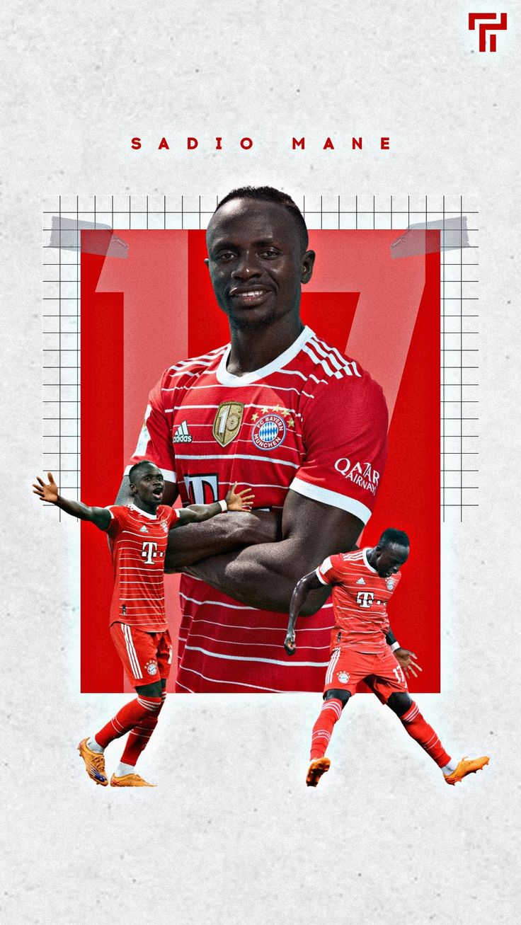Wallpaper Sadio Mane Bayern Munchen 2023 en 2023. Bayern, Bayern munich, Munich