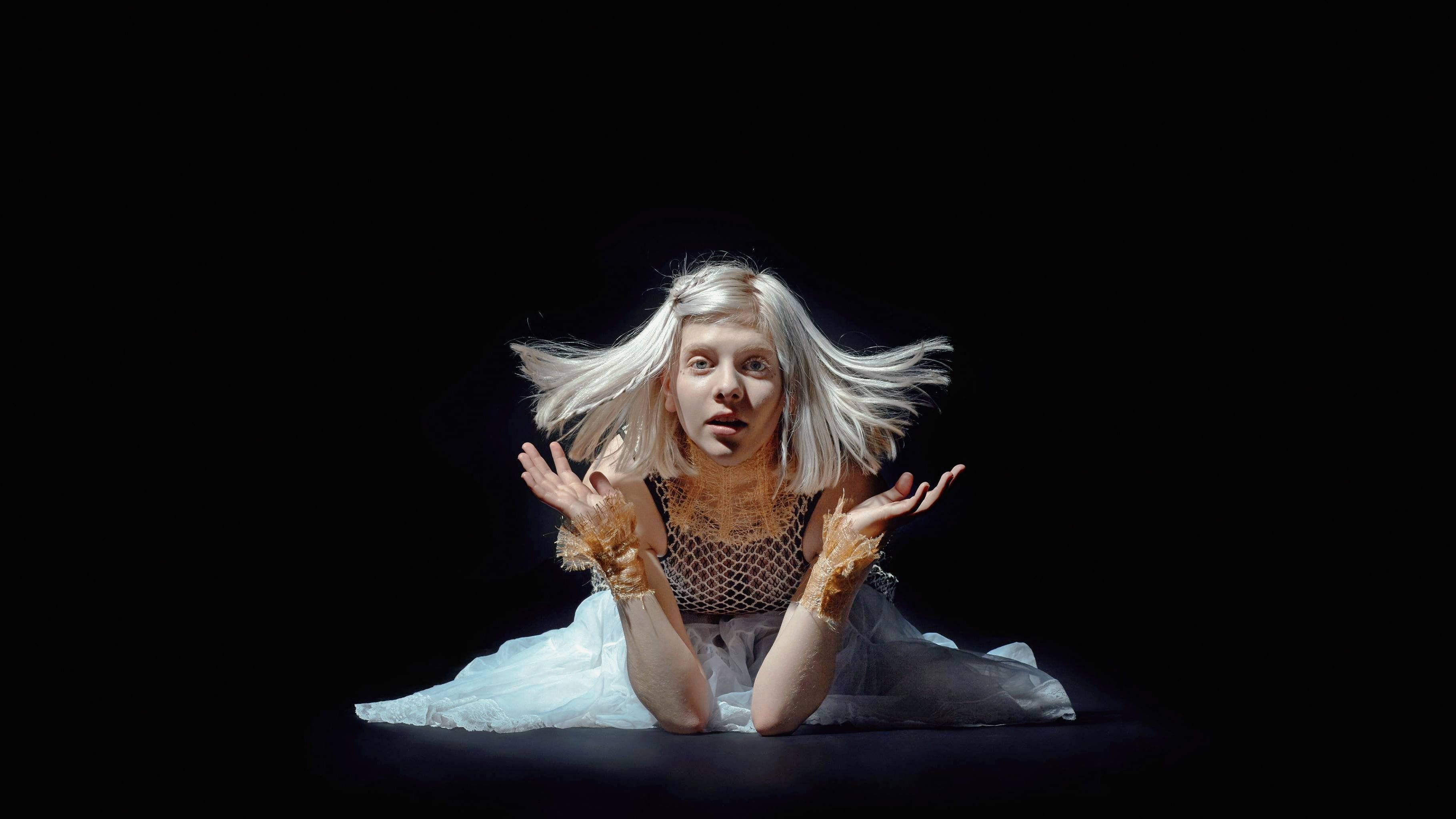 blonde #singer #aurora #aksnes K #wallpaper #hdwallpaper #desktop. Aurora aksnes, Aurora, Singer