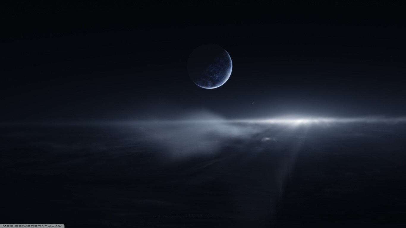 space dark blue, HD Wallpaper. Rare