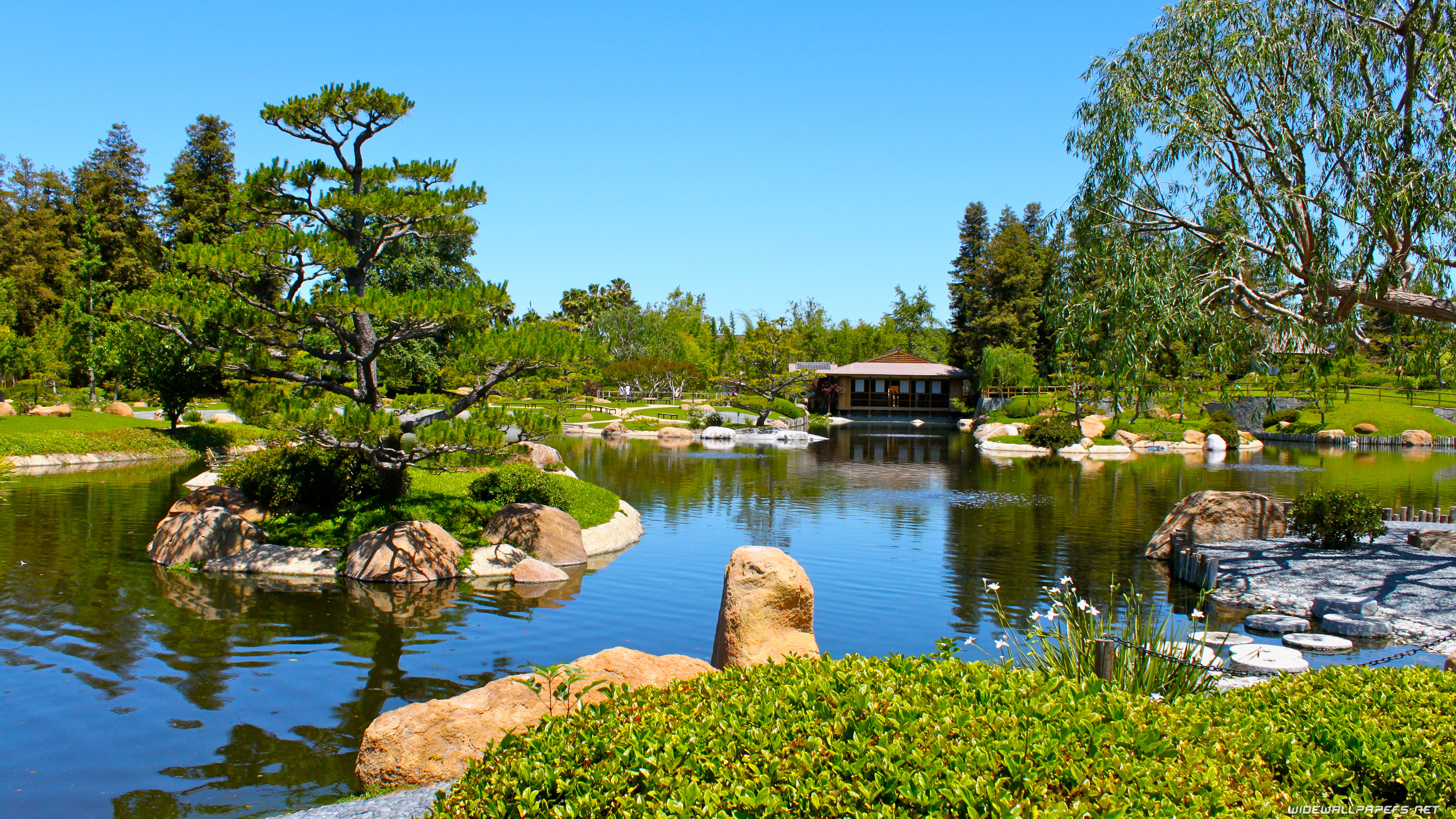 Garden desktop wallpaper 4K Ultra HD