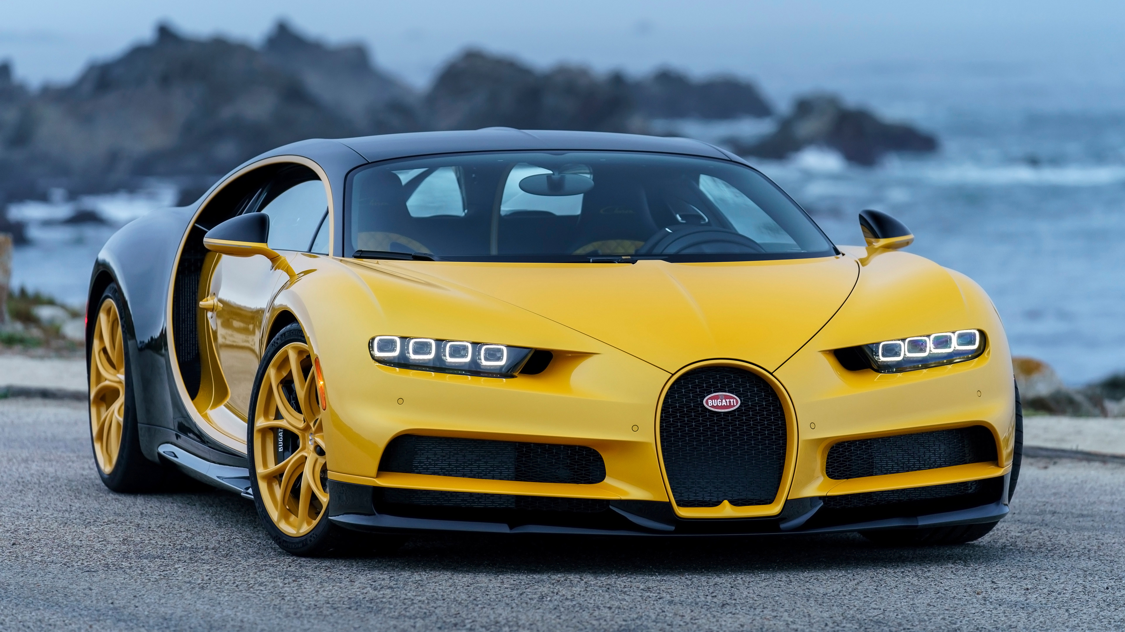 Yellow Bugatti Veyron Wallpaper