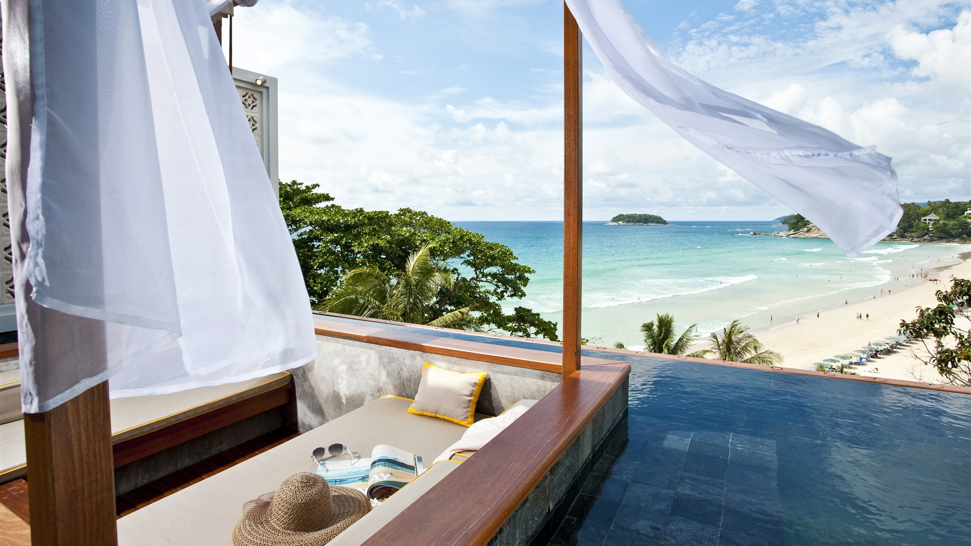 Tropical Summer Beach Resort Hotel