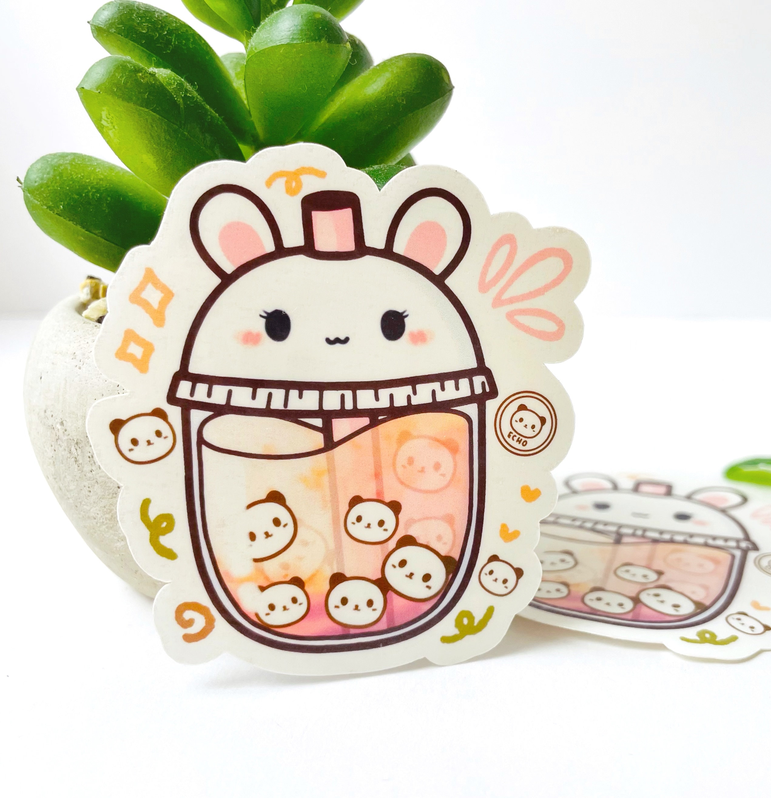 Bunny Bubble Tea/ Boba Tea / Asian Drinks / Sugar Bun the