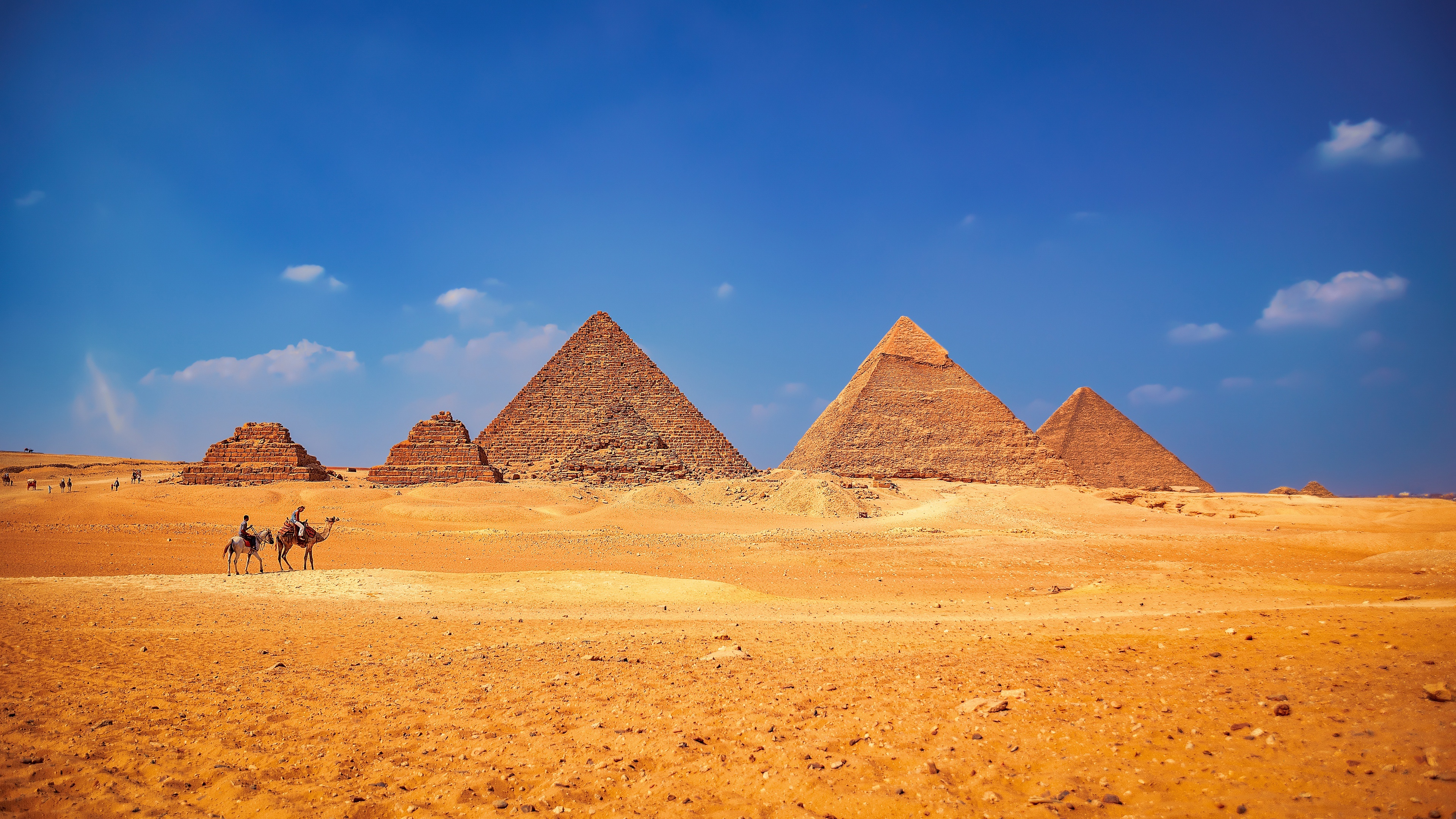 Pyramid 4K, Egypt, Desert, Sand Gallery HD Wallpaper