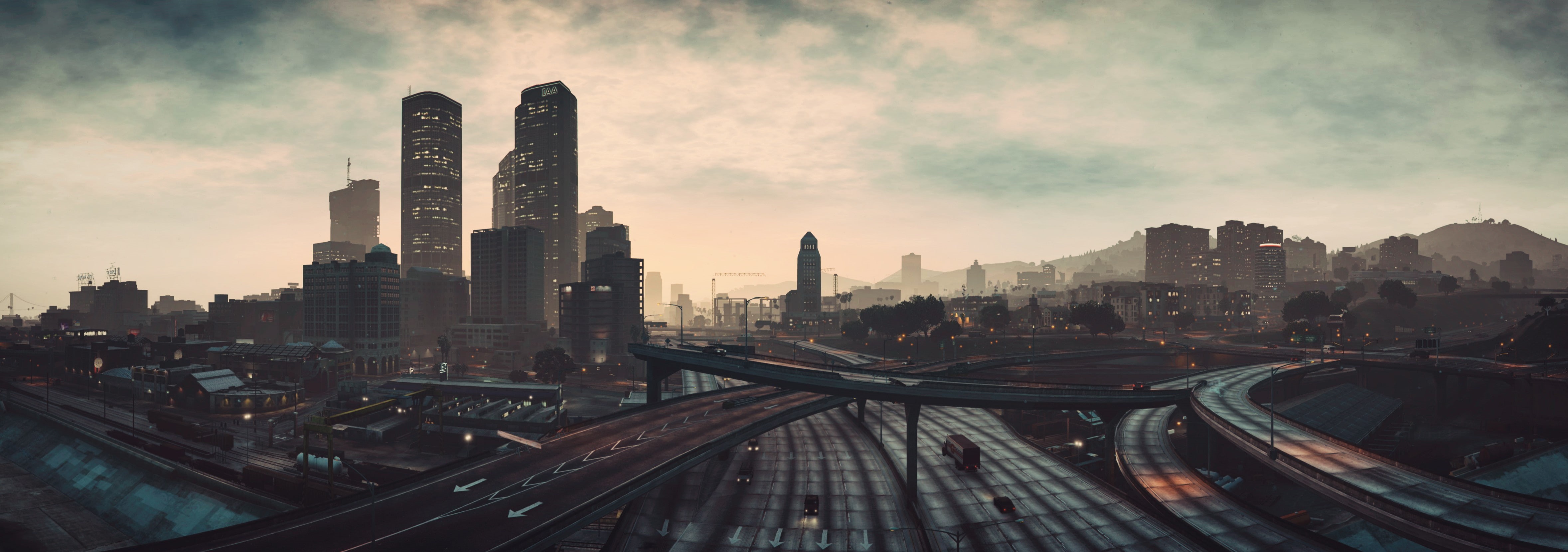 Wallpaper / city, street, 4K, game, GTA V, Grand Theft Auto V, GTA 5 free download