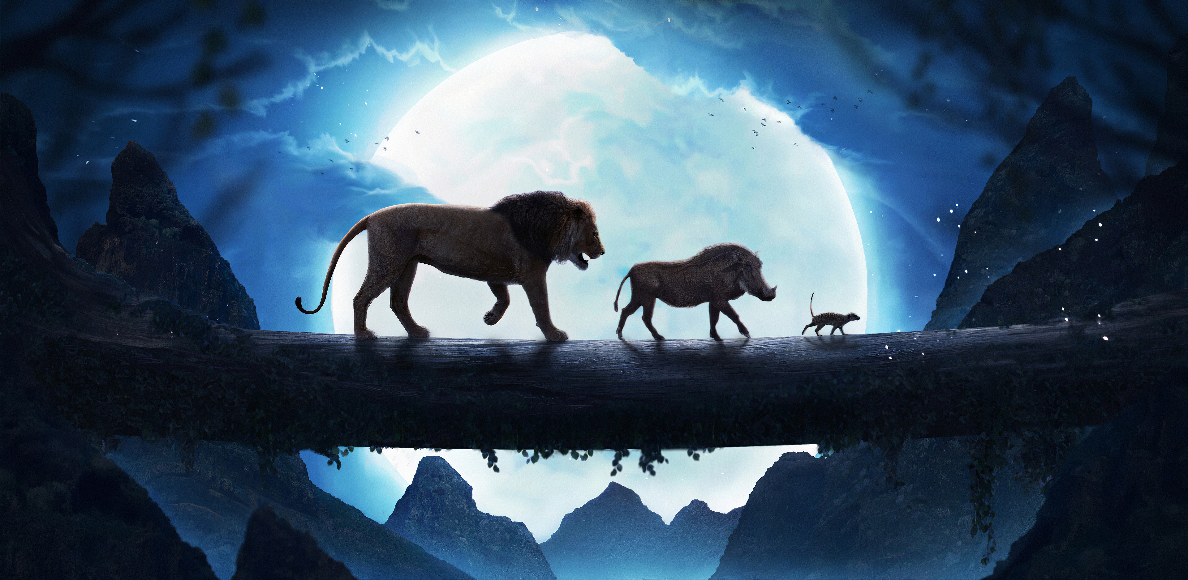 Wallpaper / the lion king, 2019 movies, movies, hd, 4k, pumbaa free download