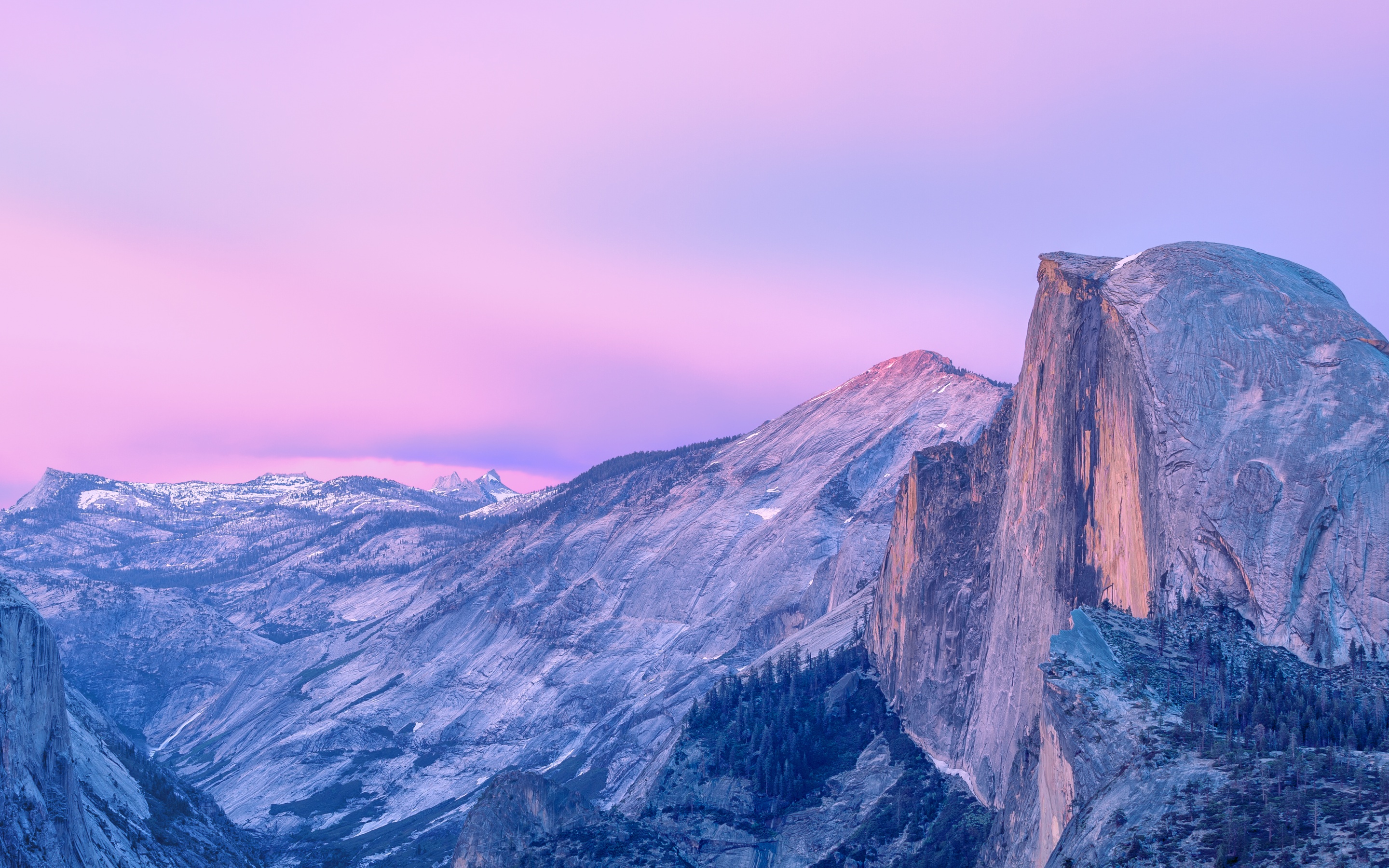 OS X Yosemite Wallpaper 4K, Half Dome