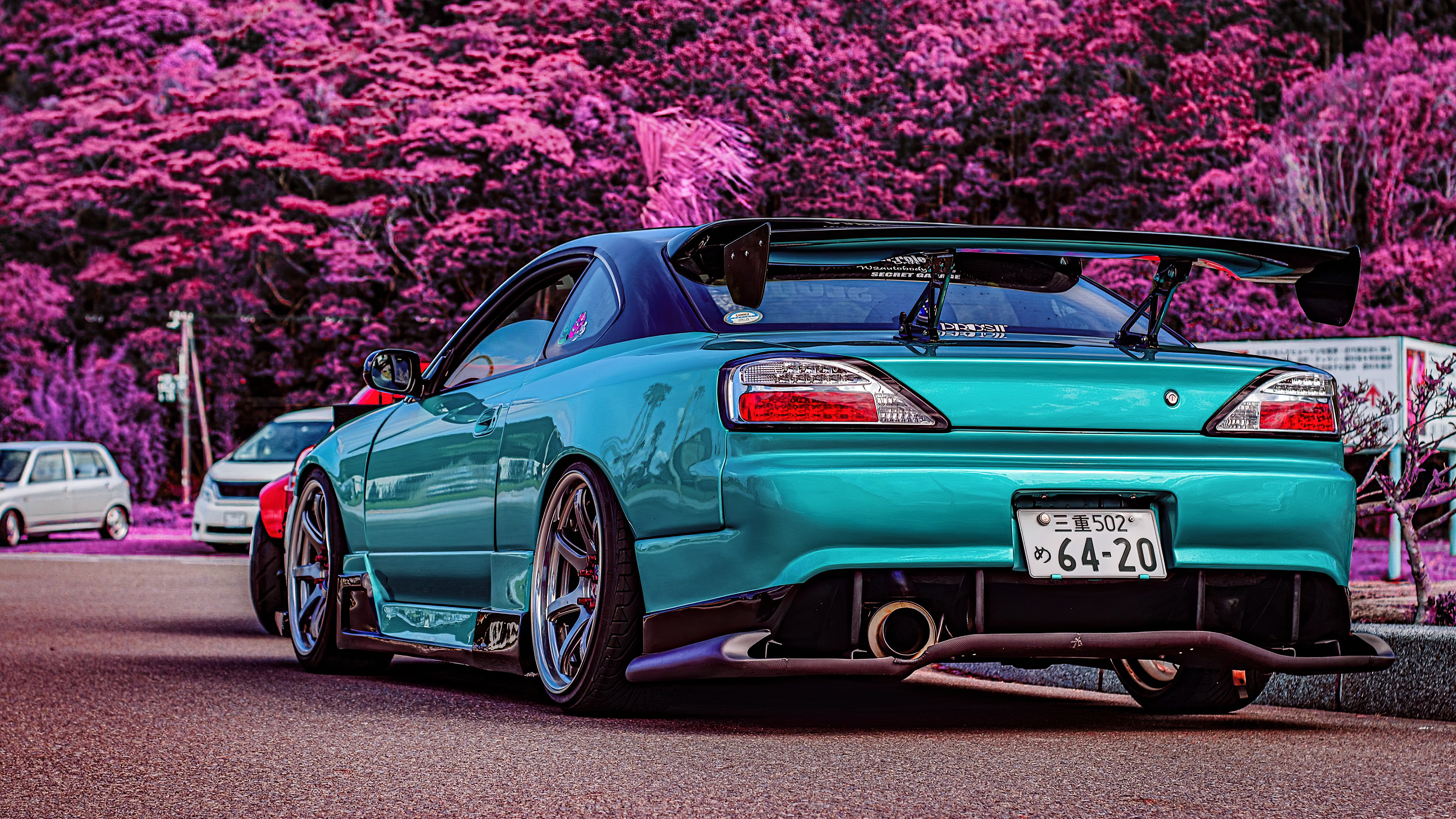 Nissan S15 Silvia Cyan [3840x2160]