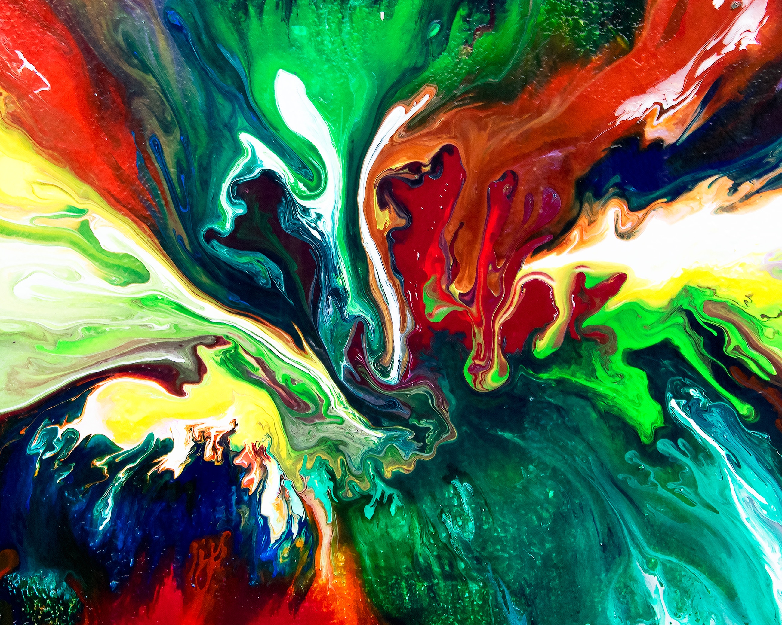 Swirls Abstract 4k Wallpaper