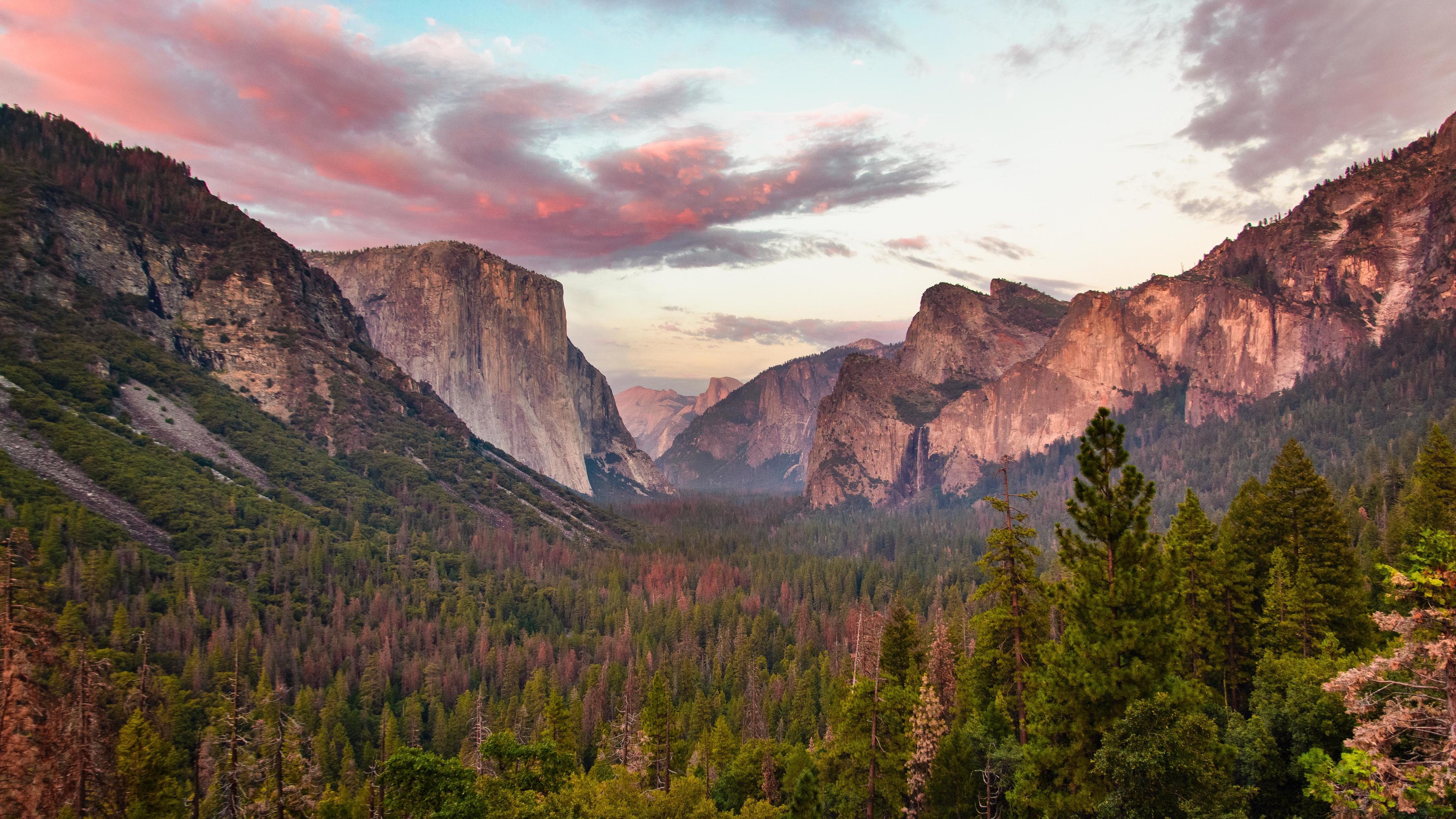 Wallpaper 4k Tunnel View At Dusk Yosemite 4k Wallpaper