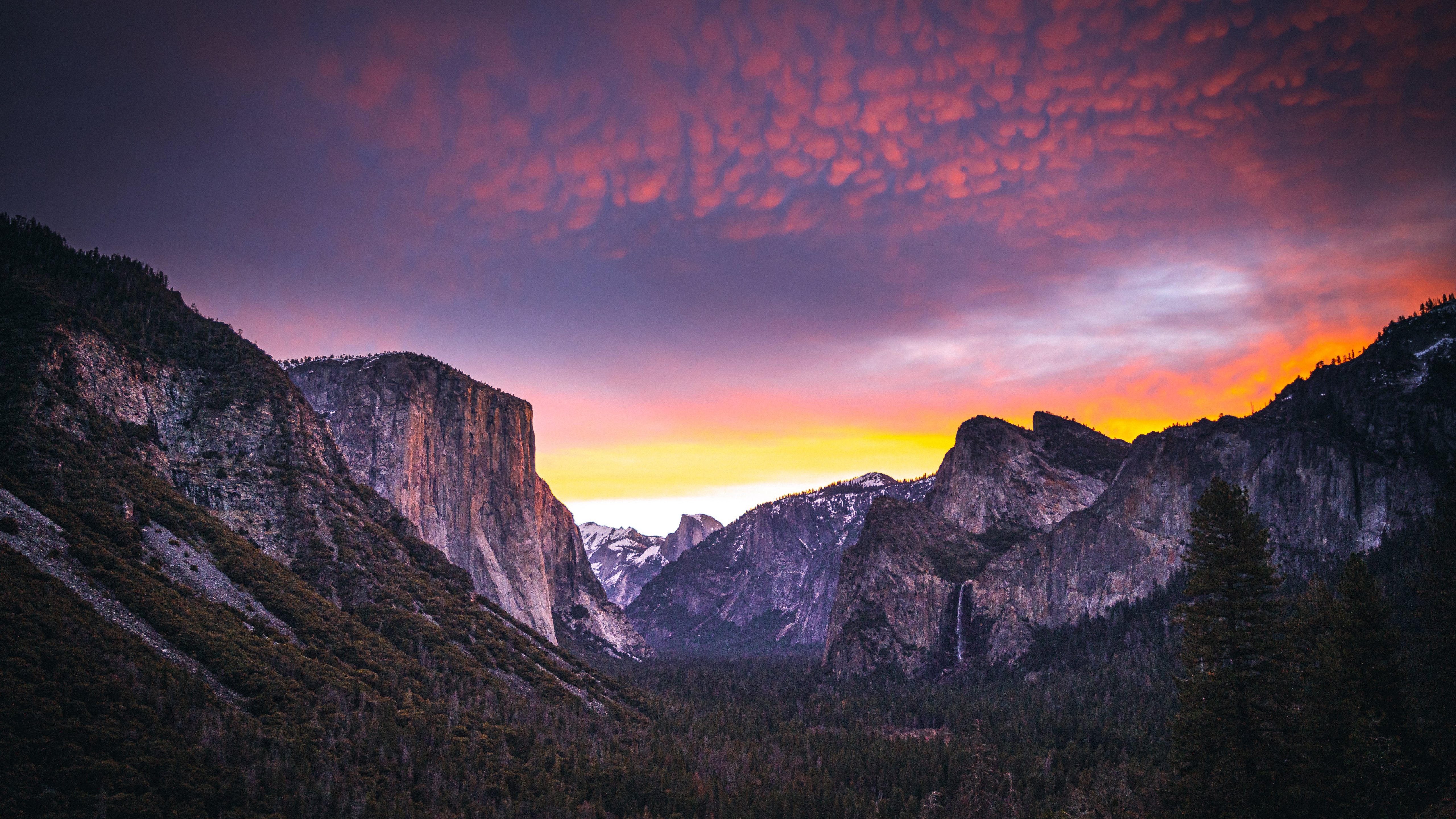 Yosemite National Park Wallpaper 4K, Yosemite Valley