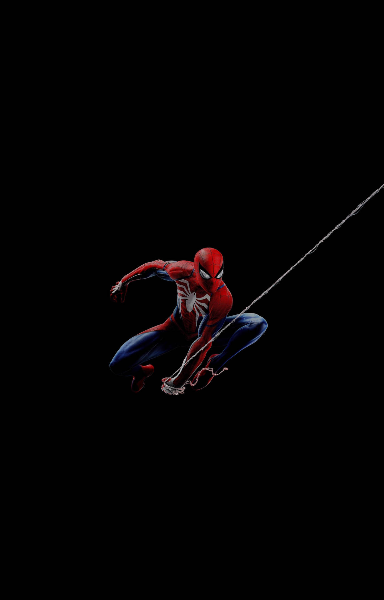 Download Oled 4k Spider Man Swinging Wallpaper