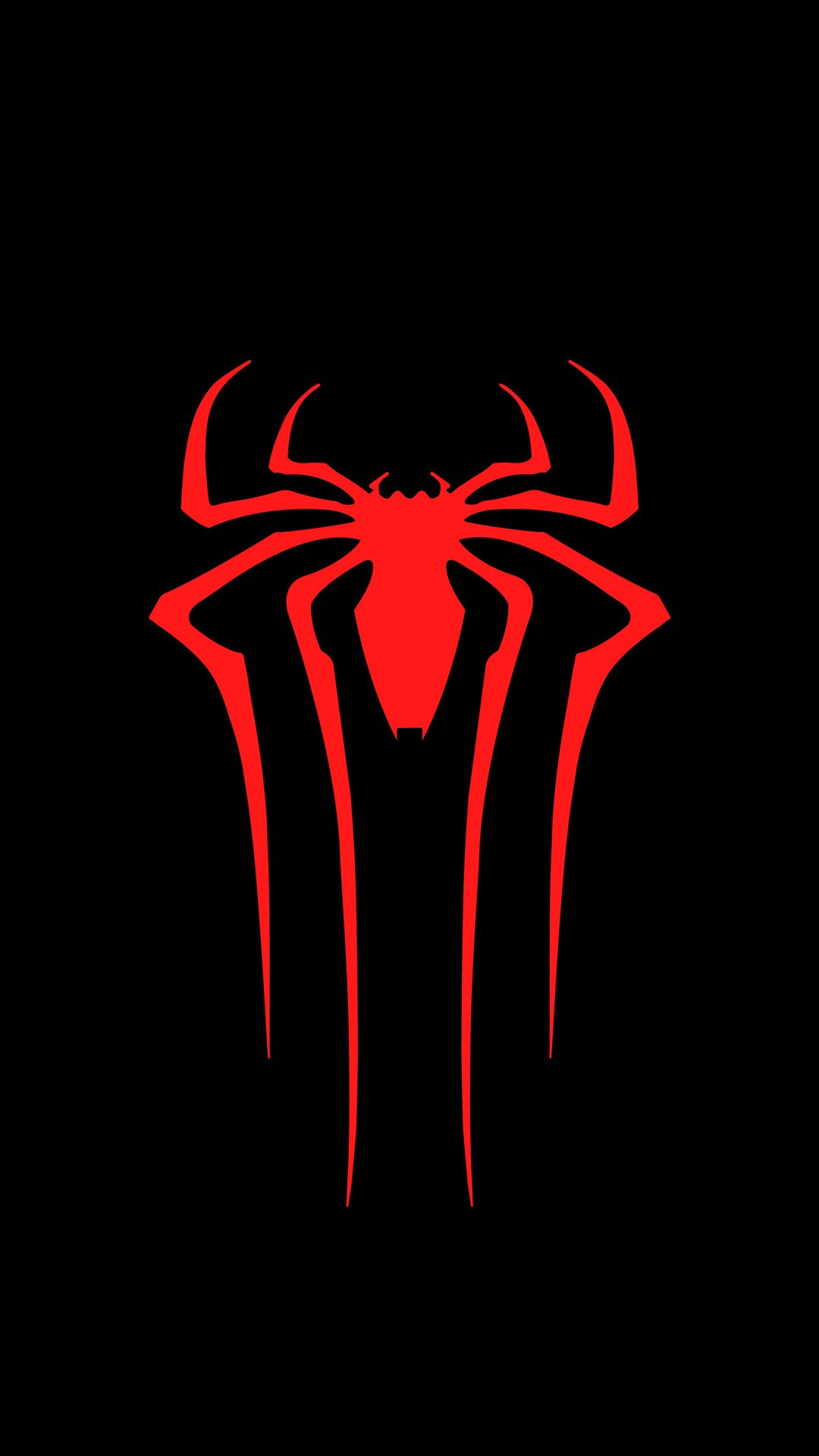 1080x1920 spiderman, superheroes, logo, hd, dark for iPhone 8 wallpaper