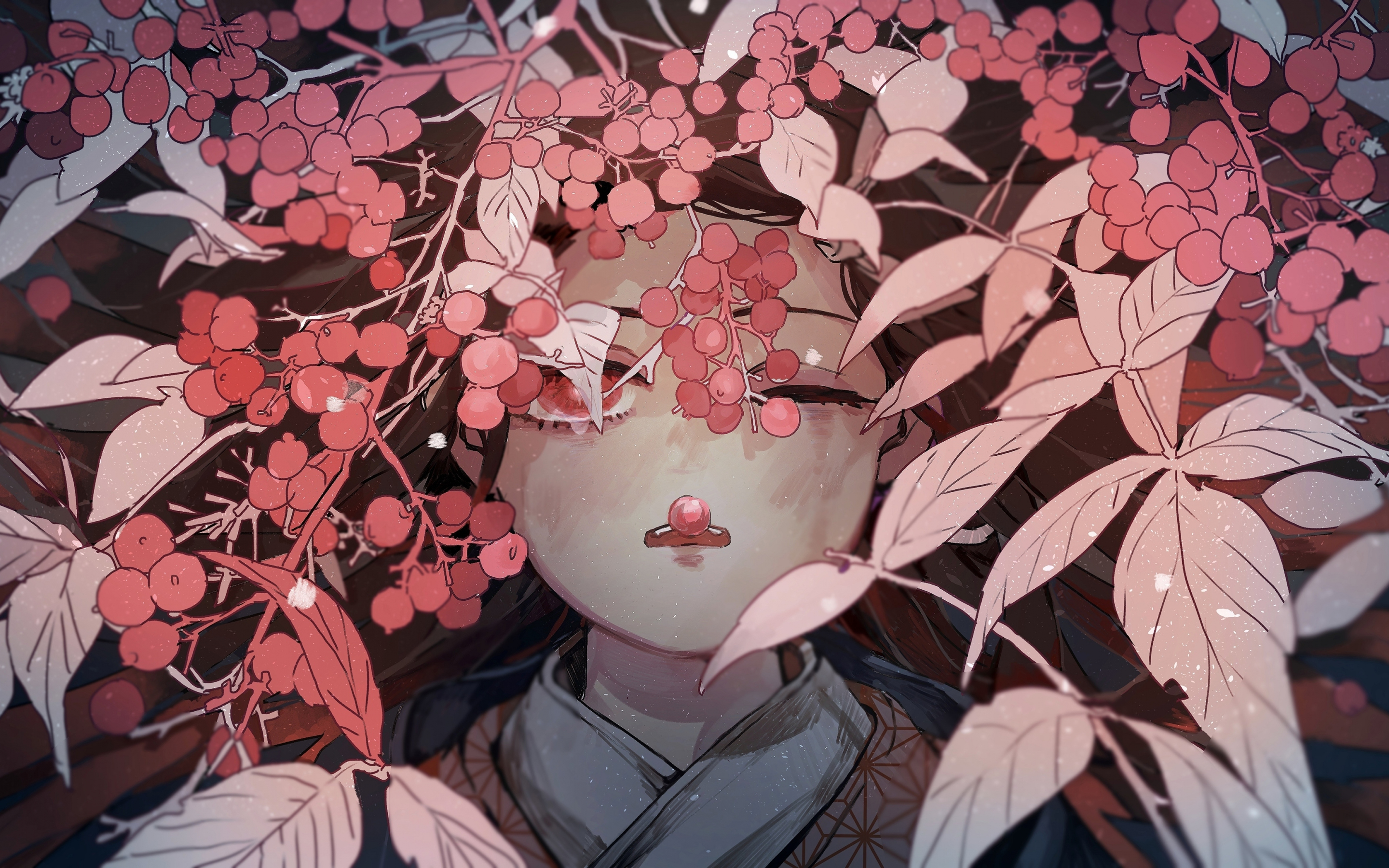 Download wallpaper 2880x1800 demon slayer, anime girl, anime, mac pro retaia 2880x1800 HD background, 25988