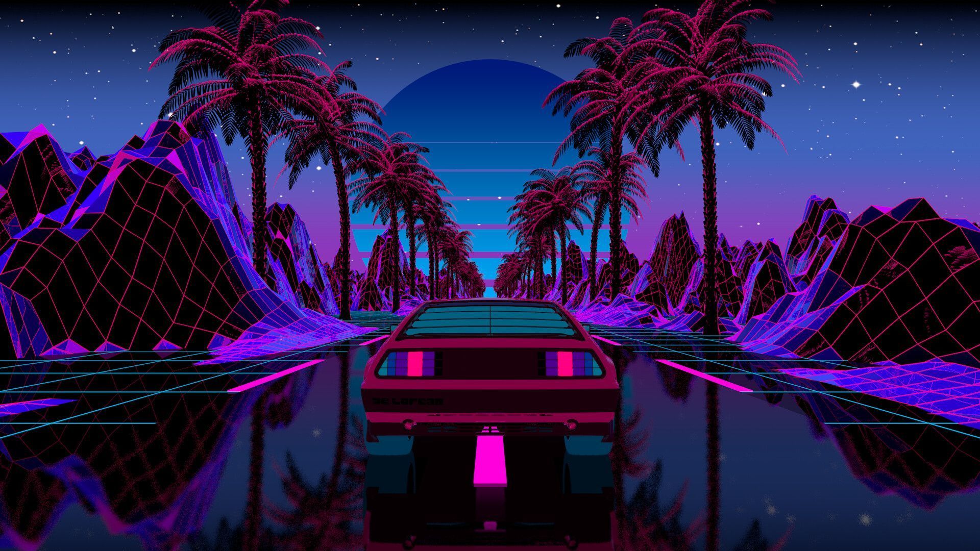 Miami Vice HD Wallpaper Free Miami Vice HD Background - Обои для компьютера, Творческая фотография, Об�ои фоны