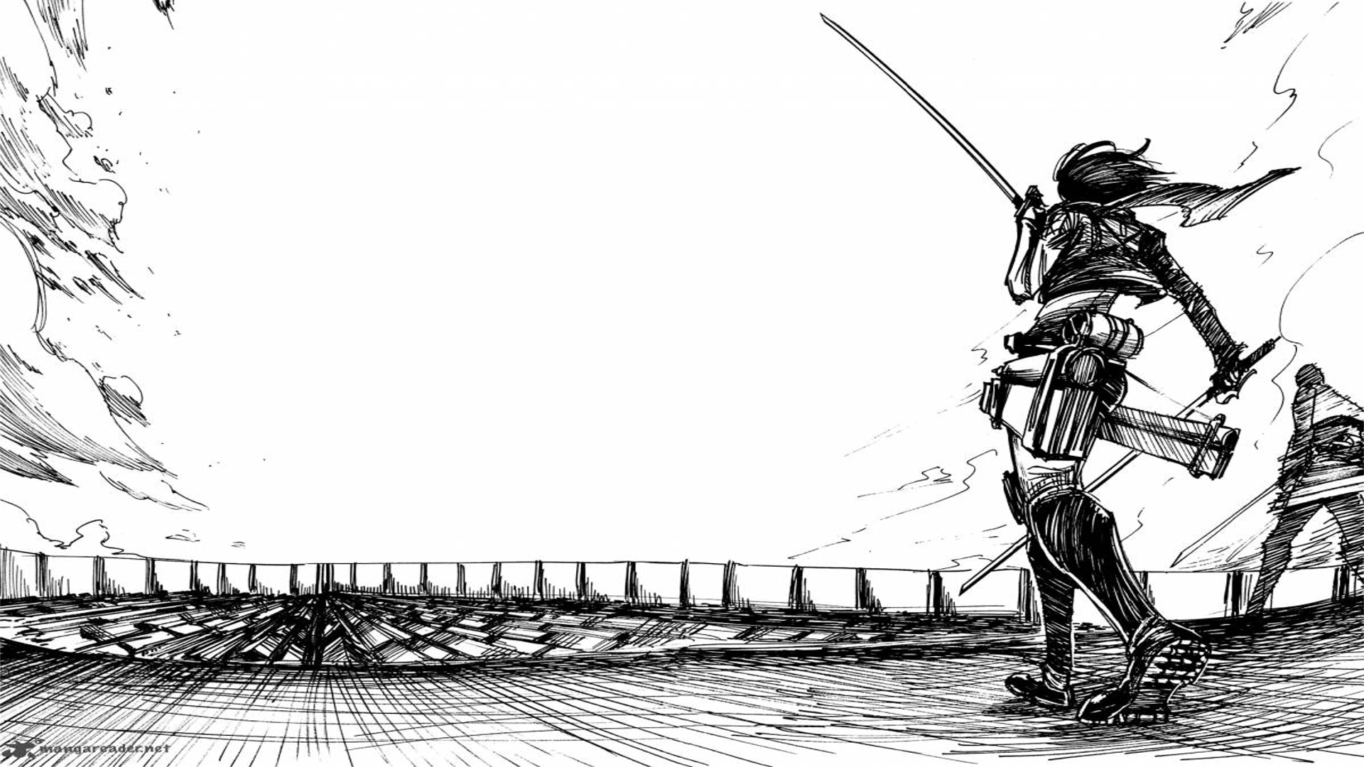 Attack On Titan Manga Desktop Wallpaper