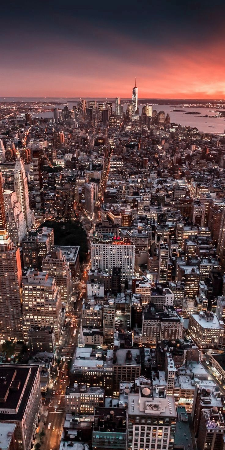 City Top View Wallpaper. City landscape, City wallpaper, City