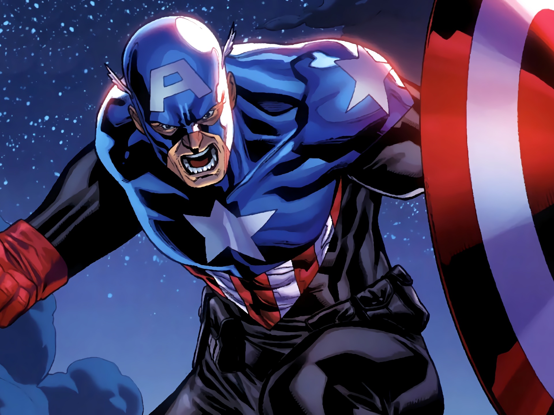 Wallpaper 4k Captain America Marvel Comics 4K Wallpaper