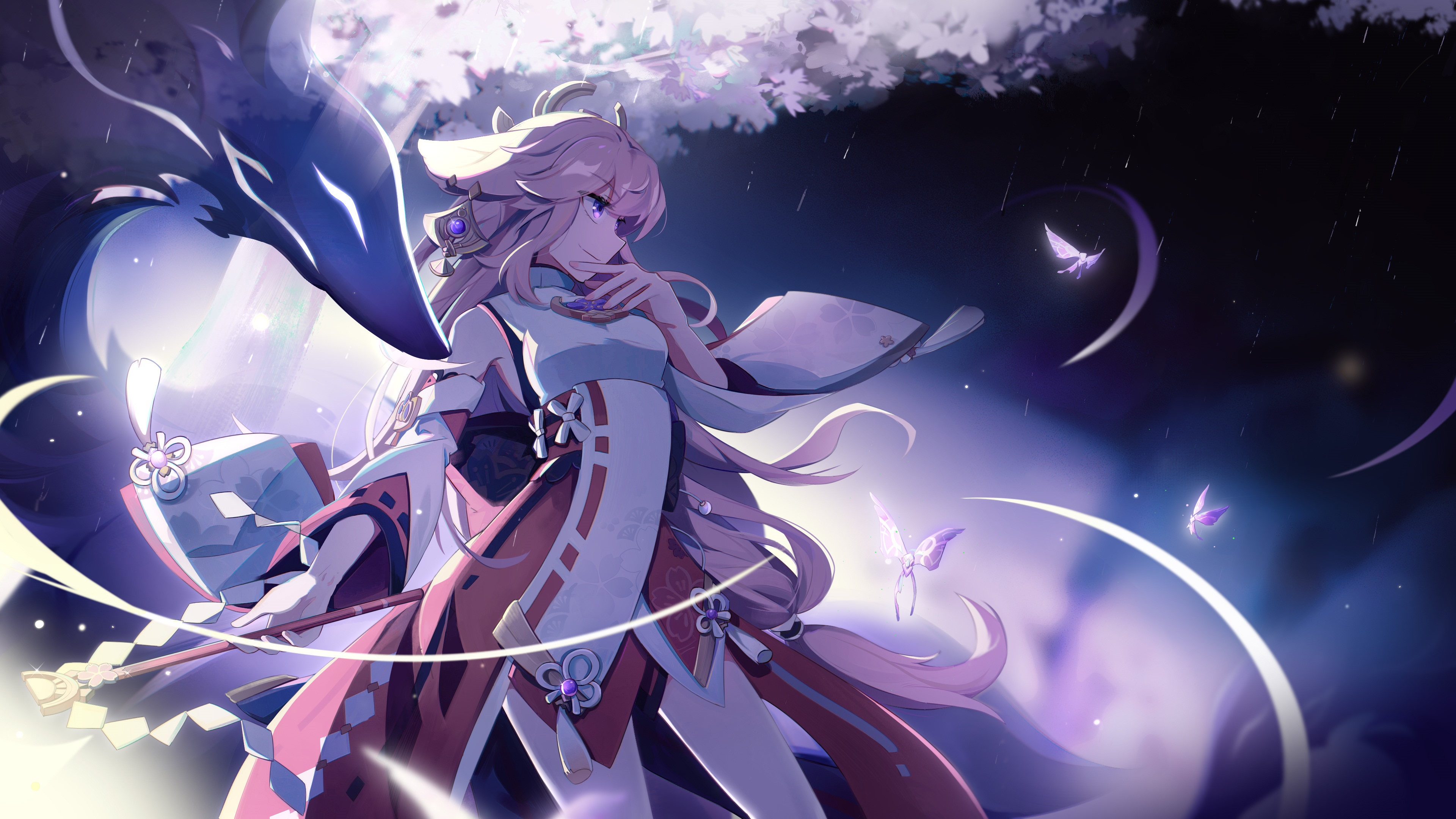 Genshin Impact 4K, Yae Miko Guuji (Genshin Impact) Gallery HD Wallpaper