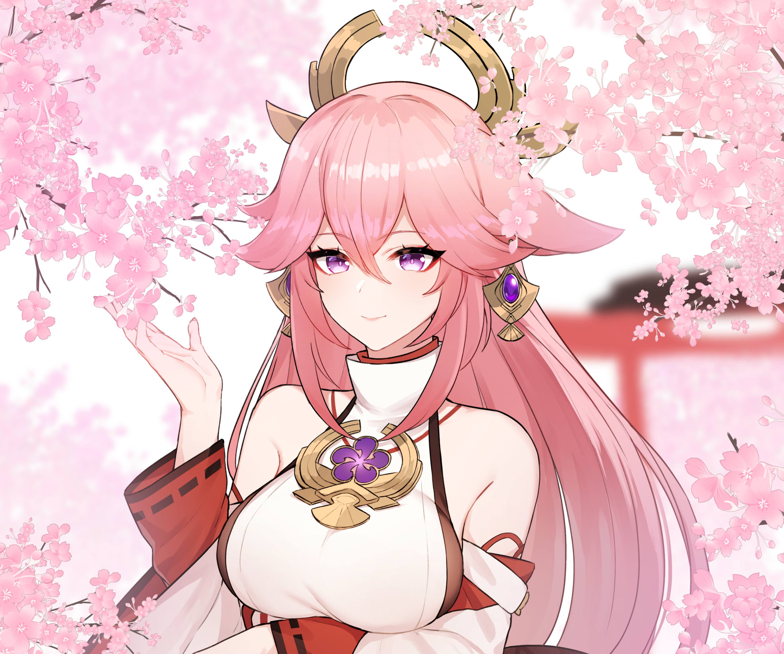 Yae Miko Guuji (Genshin Impact) wallpaper for desktop, download free Yae Miko Guuji (Genshin Impact) picture and background for PC