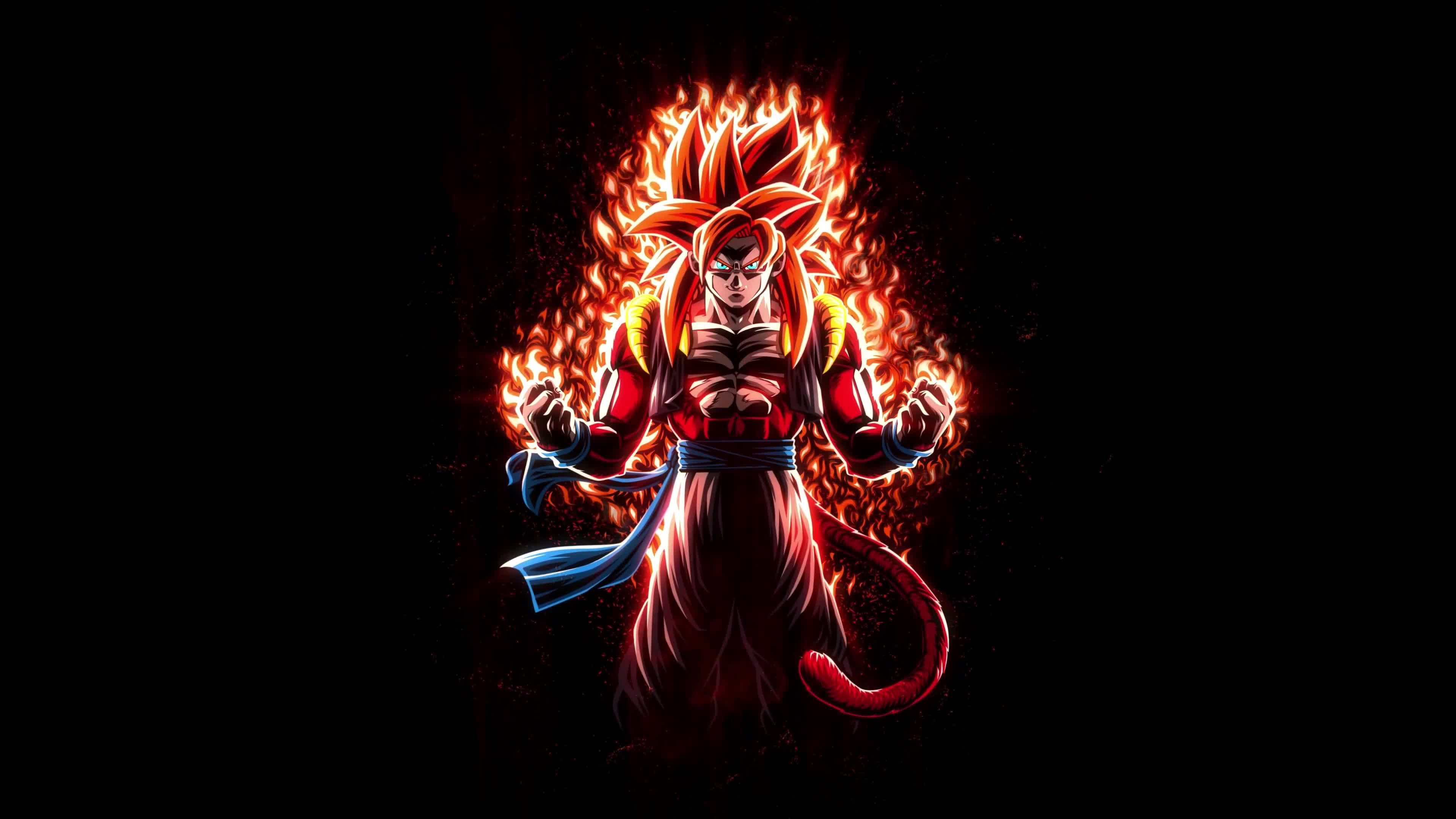 Download Intense Vegeta Ultra Ego Wallpaper | Wallpapers.com