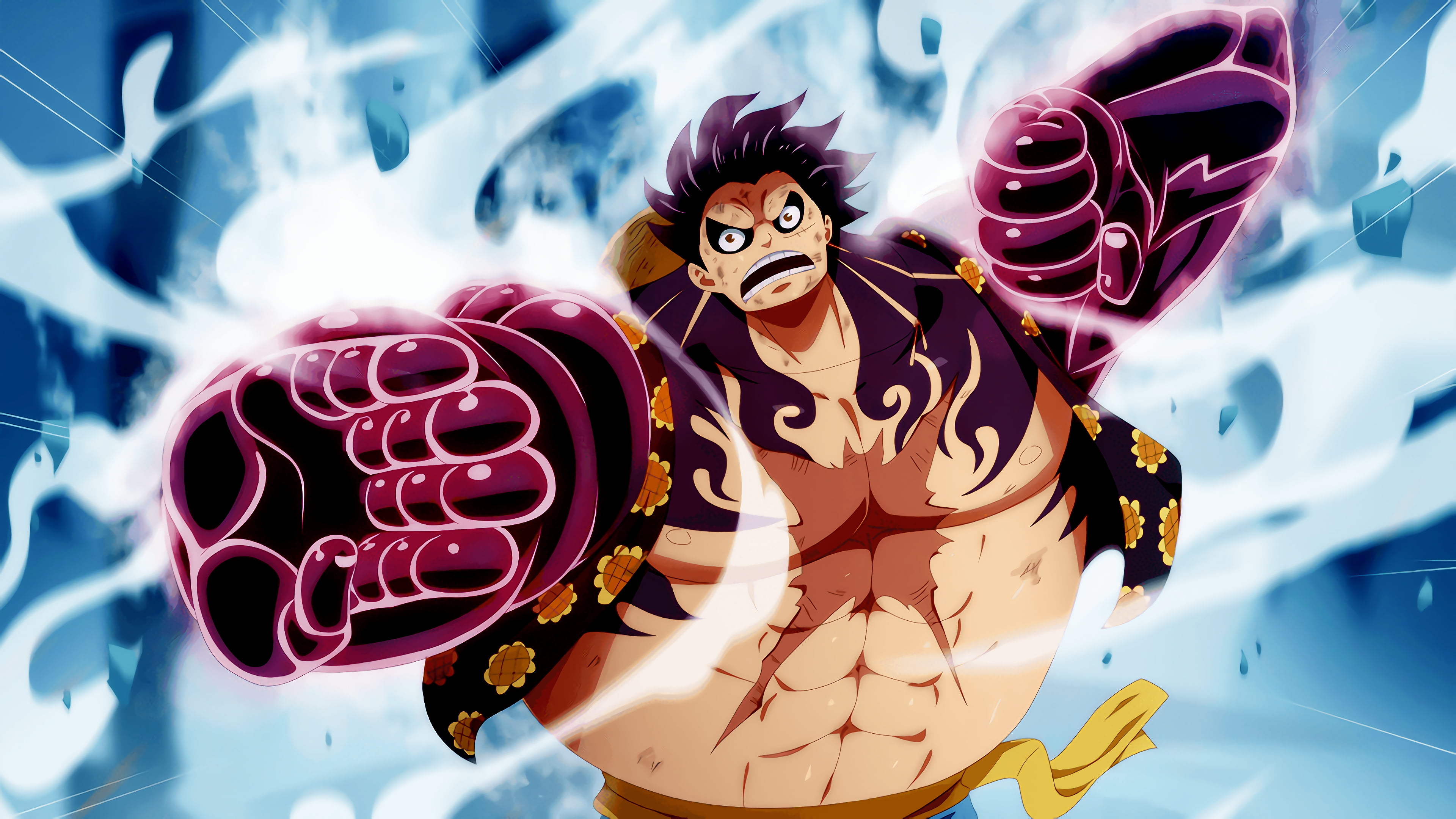 Wallpaper / 4K, Monkey D. Luffy, Gear Fourth, One Piece free download