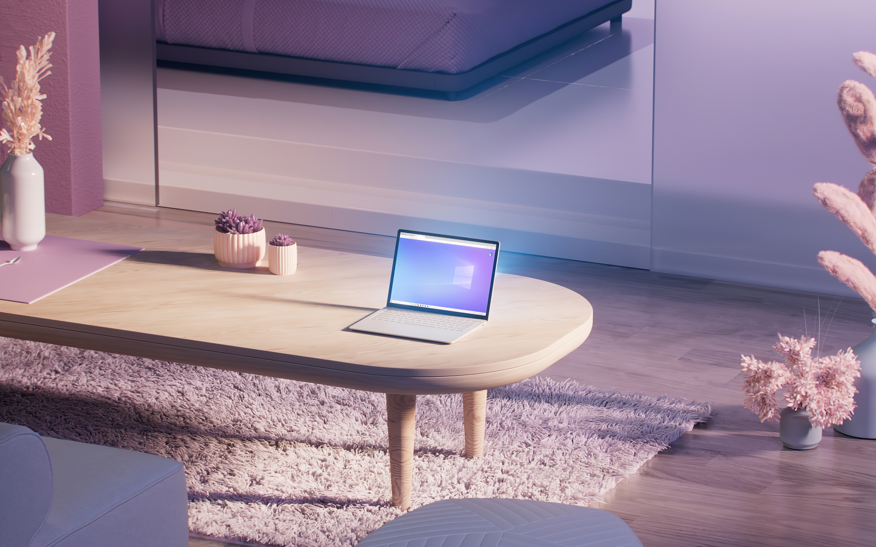 Windows 11 Wallpaper 4K, Laptop, Aesthetic