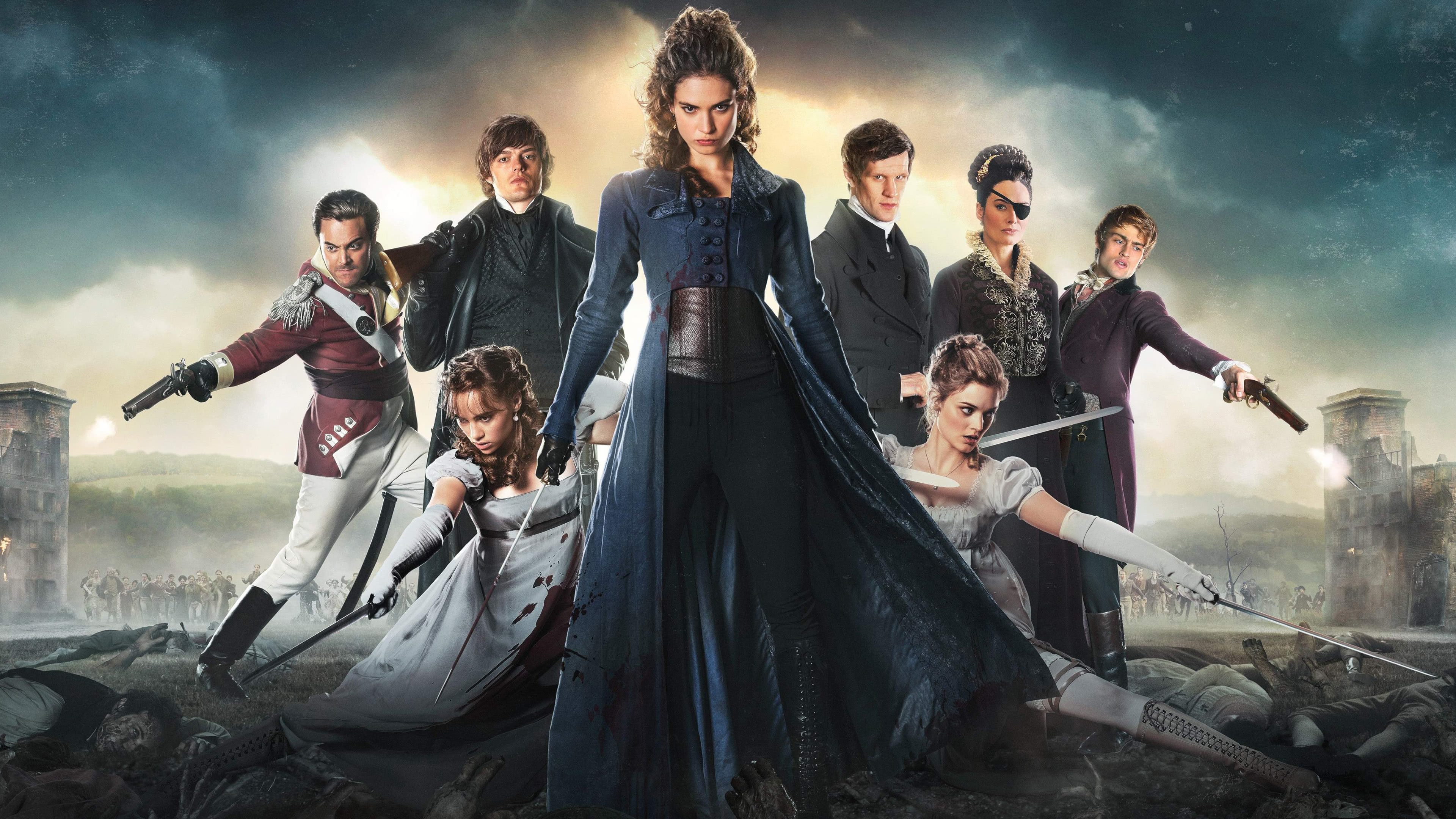 Pride And Prejudice And Zombies Characters UHD 4K Wallpaper