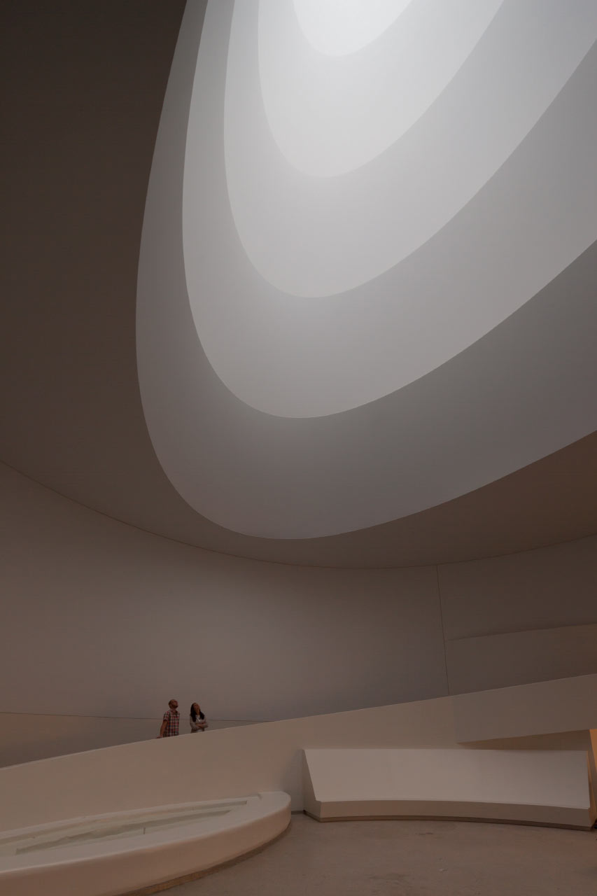 James Turrell Resculpts the Guggenheim with Light