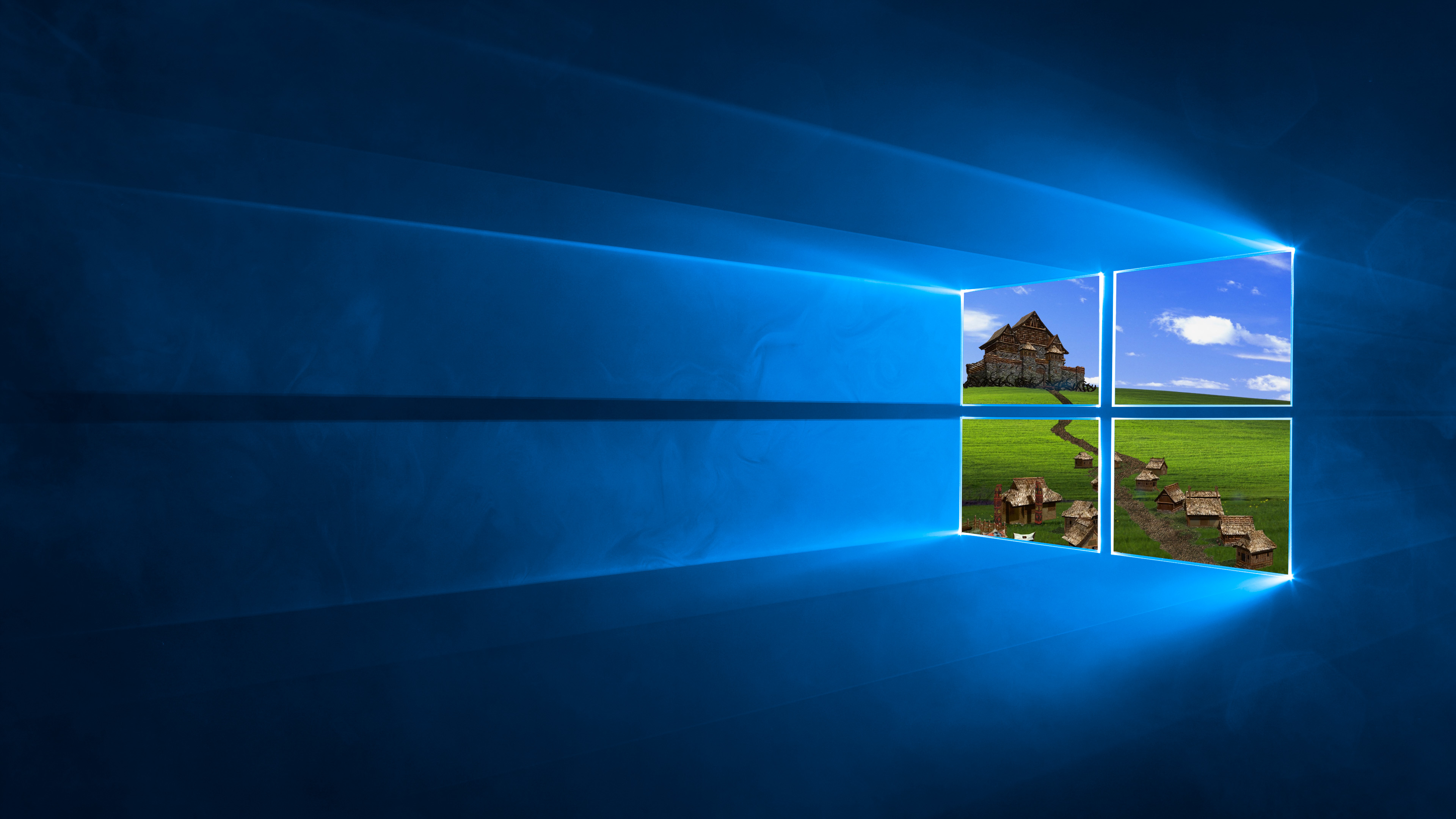 4K, Windows landscape, Microsoft, Heroes of Might and Magic, Windows XP Gallery HD Wallpaper