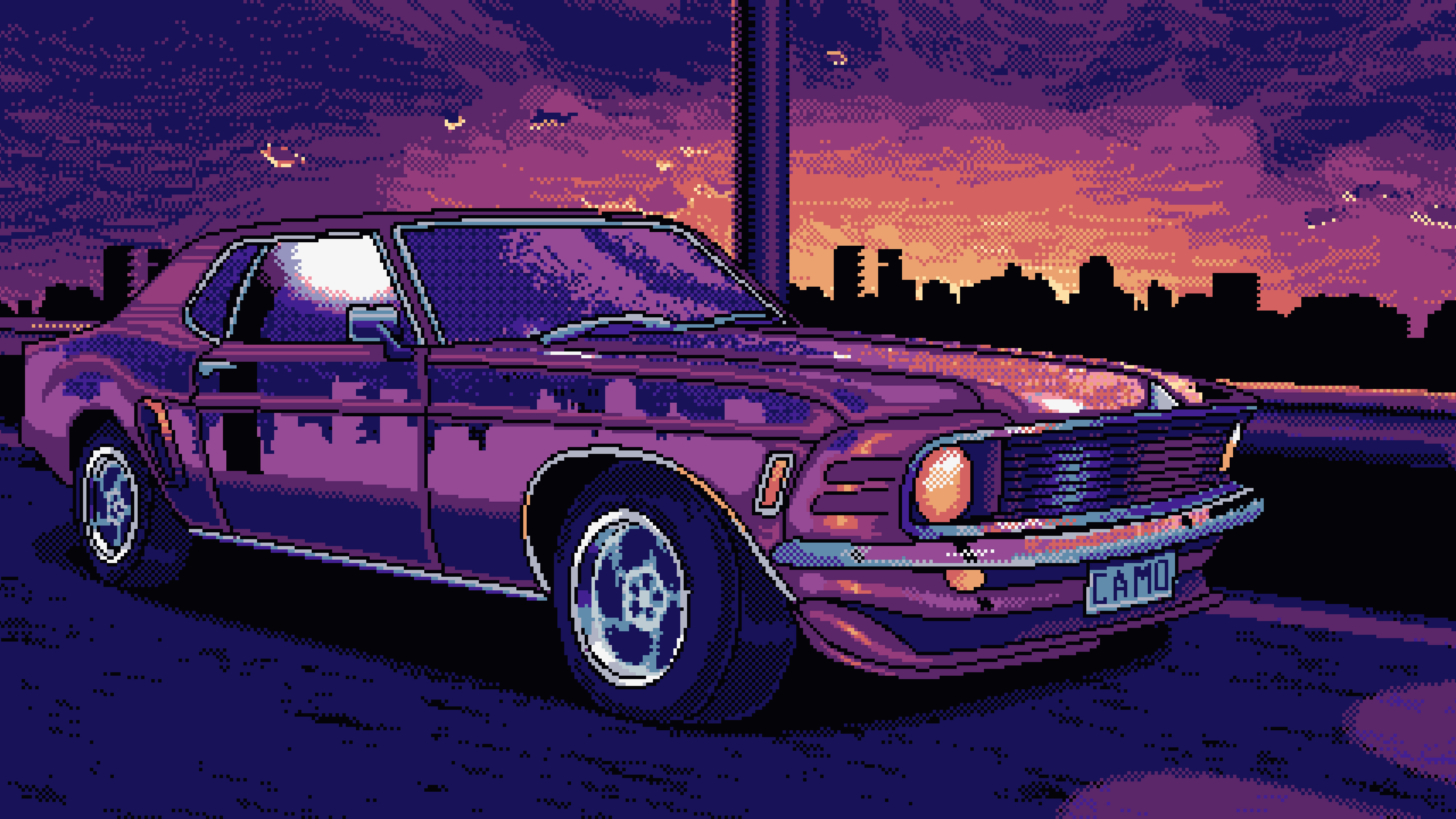 Wallpaper 4k 8 Bit Mustang 4k Wallpaper