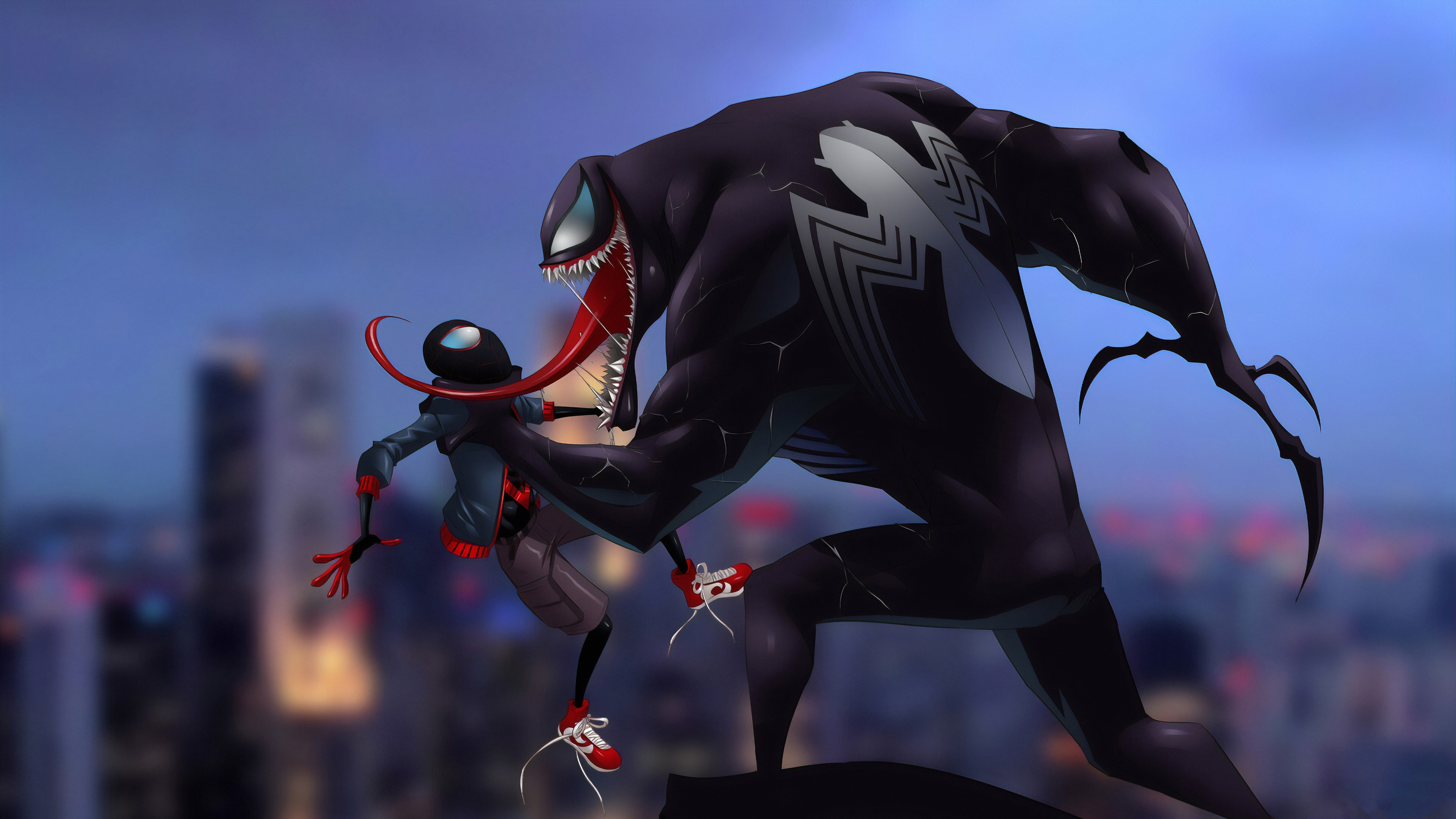 Wallpaper / spiderman, venom, hd, 4k, superheroes, supervillain free download